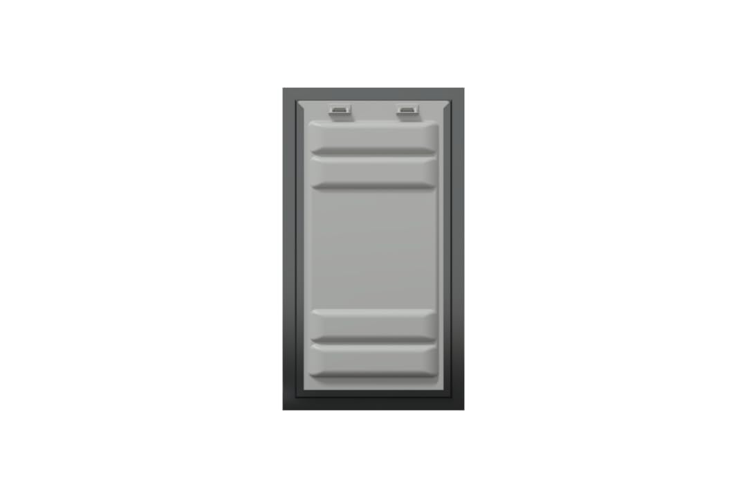 Endura Flap Pet Door for Walls in Black | Energy-Efficient Single Flap Design for Wall Installations | All-Weather Protection with All-Metal Telescoping Tunnel | Black, XXL, Single Flap