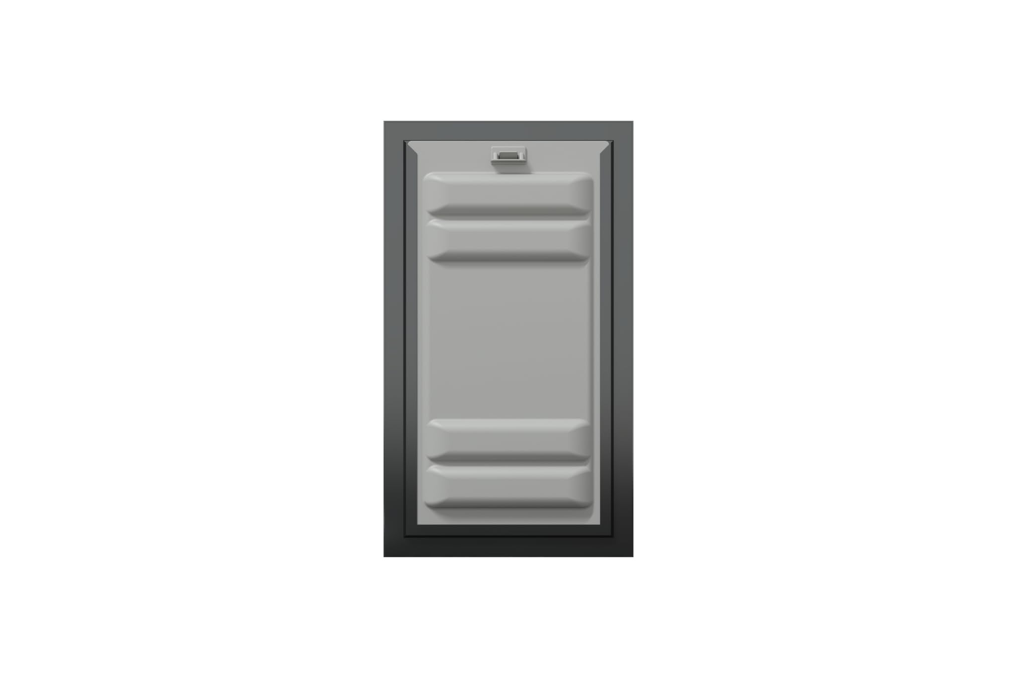 Endura Flap Double Flap Pet Door for Thick Walls | Deep Wall Design up to 13" Thick | Insulating Dual-Layer Flap & Durable Aluminum Frame | Includes Locking Cover | Black, Large, Double Flap