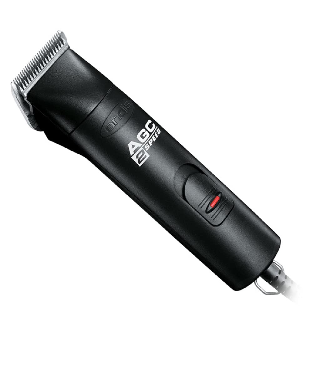 Andis 22340 ProClip 2-Speed Detachable Clipper Blade – Runs in Cool & Quiet Manner, Design with Two-Speed Rotary Motor & Shatter-Proof Housing - Perfect for All Coats & Breeds - 120 Volts, Black