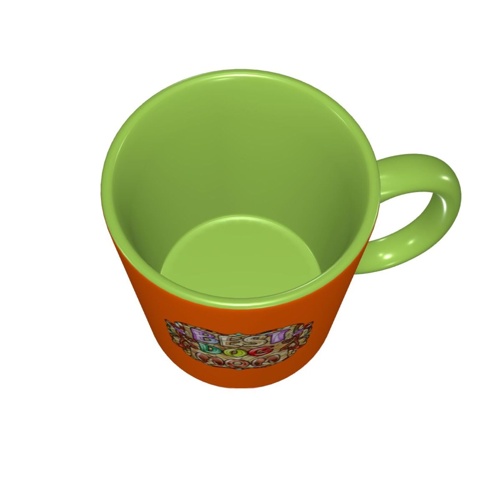 TOMASLINK Best Dog Mom Mug Gift,Dog Mom Coffee Mug For Dog Lovers, Dog Mom Coffee Cup Gifts For Dog Lovers,Dog Mom,Dog Dad Gifts (Green, Dalmatian)