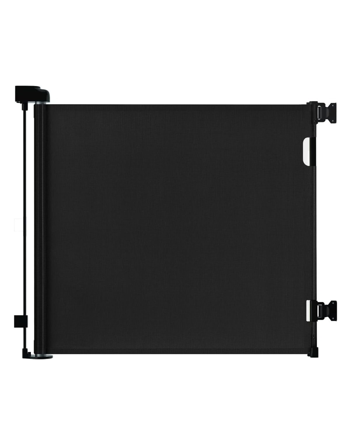 dearlomum Retractable Baby Gate,Mesh Baby Gate or Mesh Dog Gate,33" Tall,Extends up to 55" Wide,Child Safety Gate for Doorways, Stairs, Hallways, Indoor/Outdoor（Black,33"x55")