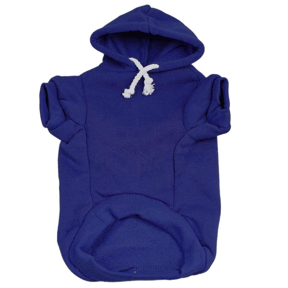 My First Hanukkah Dog Hoodie | Fleece Lined |Leash Hole| Hanukkah | Festival of Lights | Dreidel | Jewish Royal Blue, 6X-Large 350