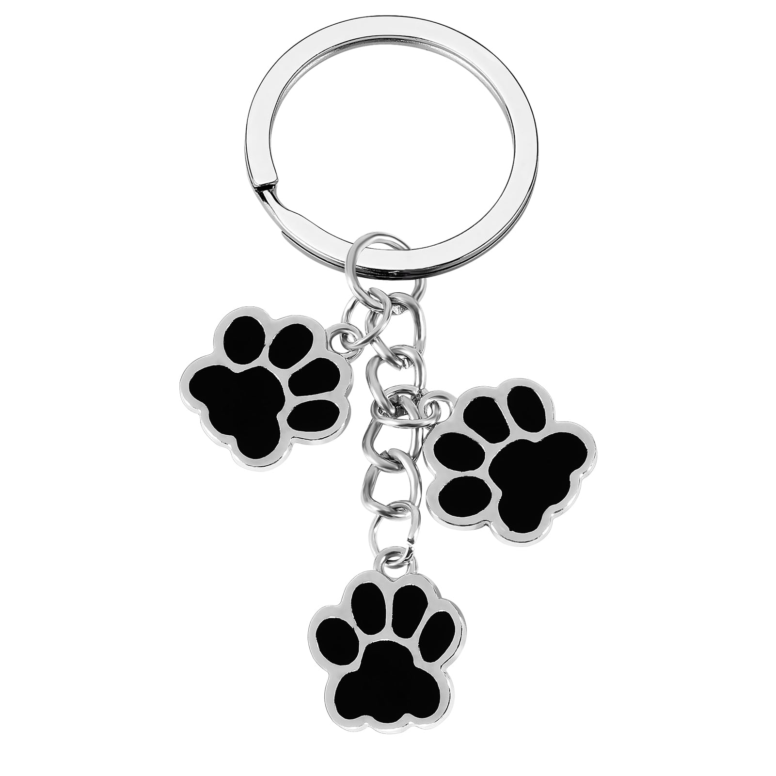 PLwelth Dog Claw Keychain for Women Men Dog Memorial Gifts for Pet Lovers Loss Sympathy Gifts for Birthday Christmas