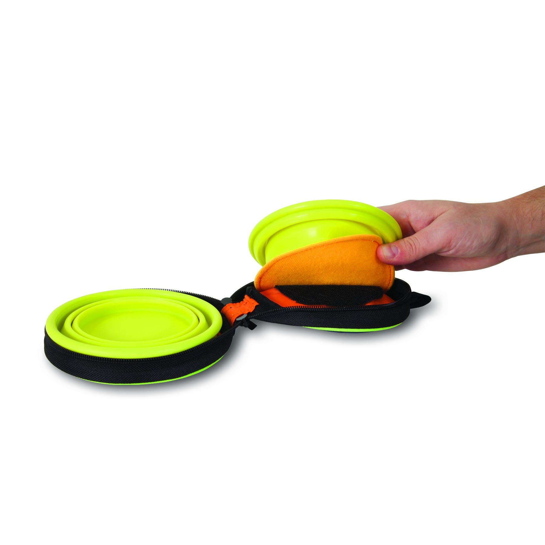 Petmate 3-Cup Silicone Duo Travel Bowl
