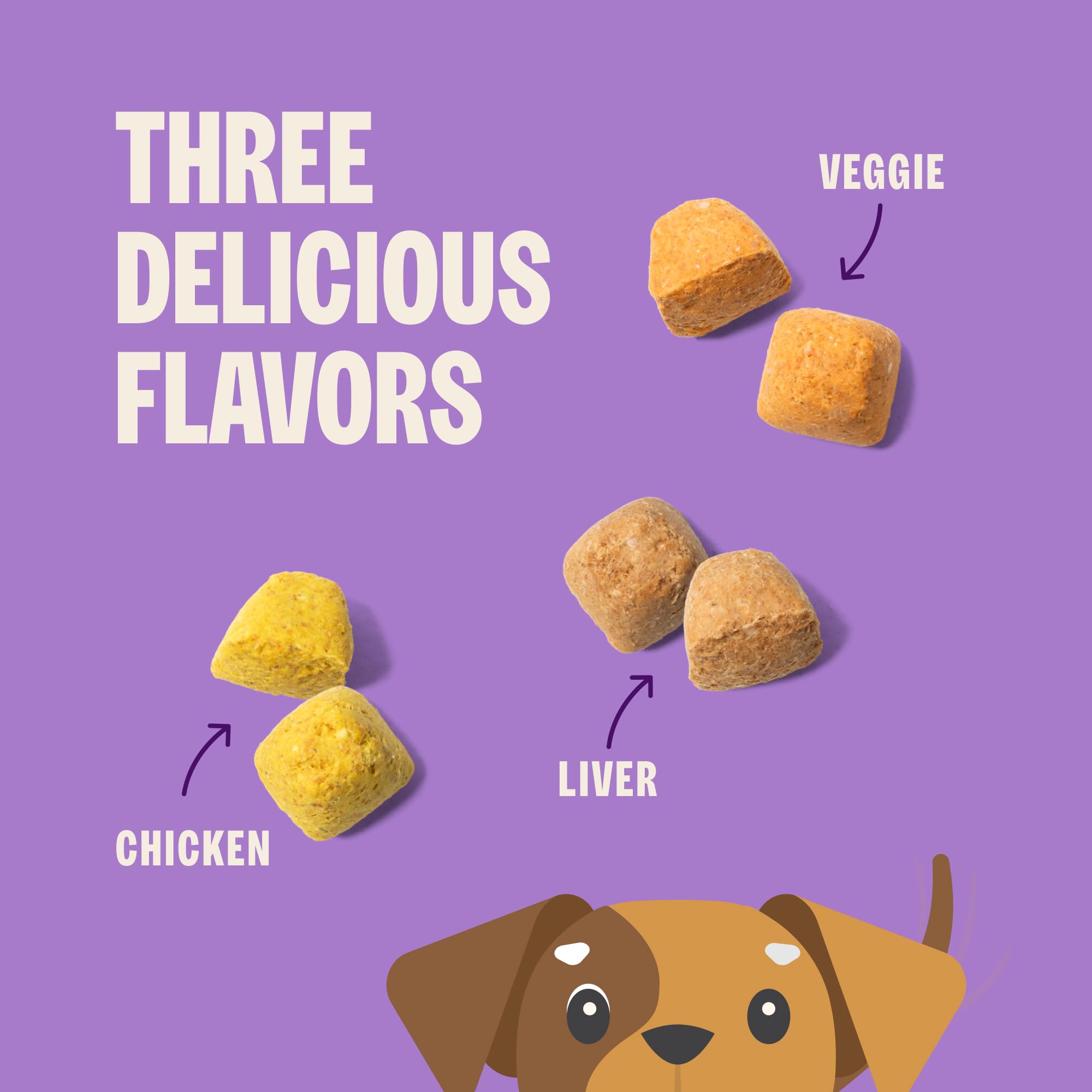 Wellness Old Mother Hubbard Training Bitz Assorted Mix Dog Treats, Natural Biscuits, 3 Flavors, 8 oz Bag
