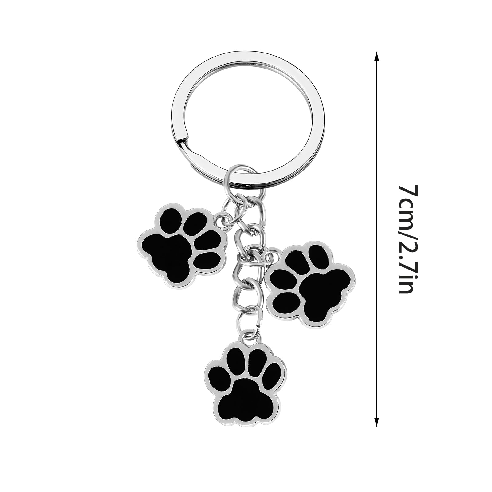 PLwelth Dog Claw Keychain for Women Men Dog Memorial Gifts for Pet Lovers Loss Sympathy Gifts for Birthday Christmas