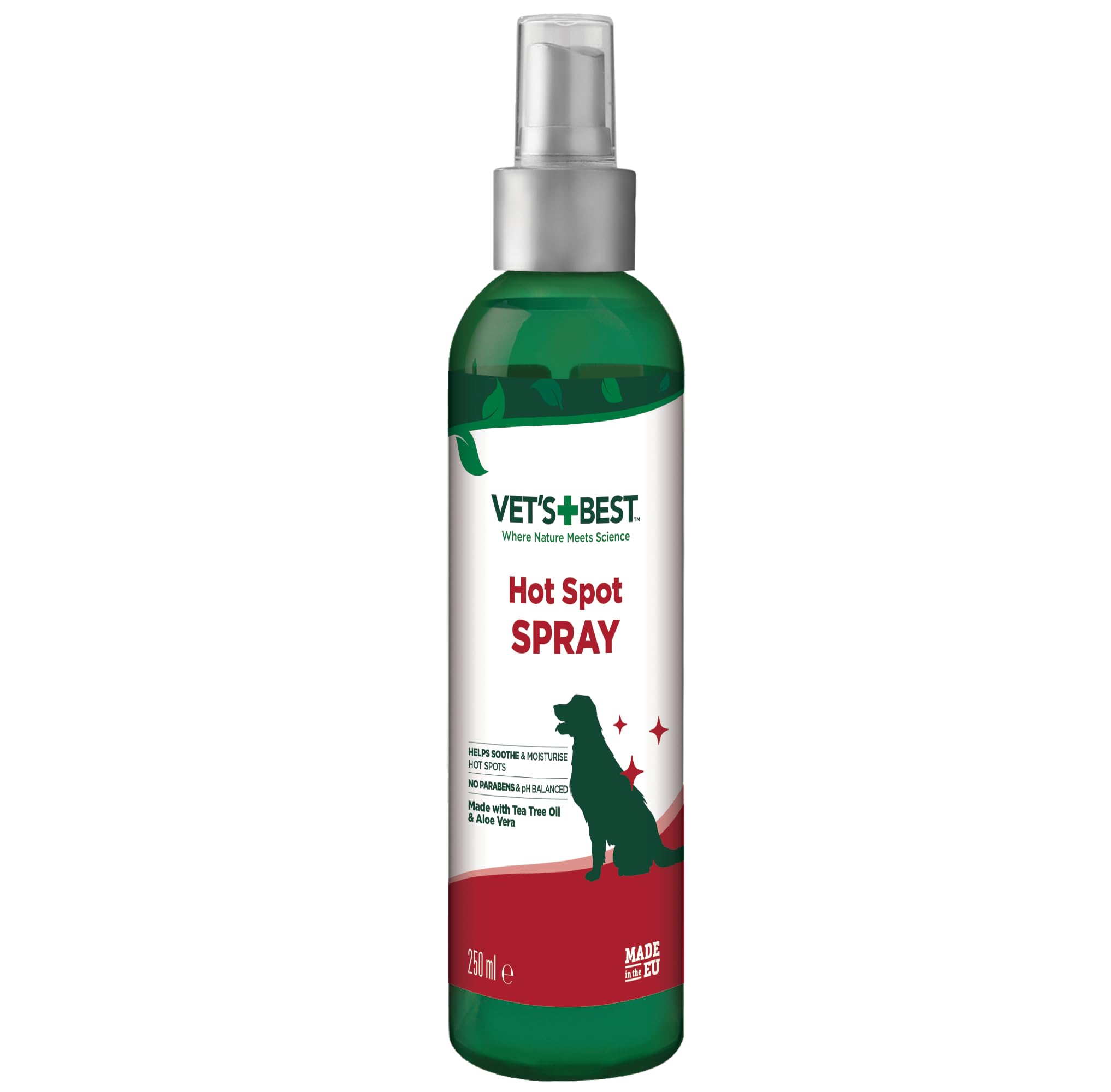 Vet's Best Vet’s Best Dog Hot Spot Itch Relief Spray | Relieves Dog Dry Skin, Rash, Scratching, Licking, Itchy Skin, and Hot Spots | No-Sting and Alcohol Free | 8 Ounces