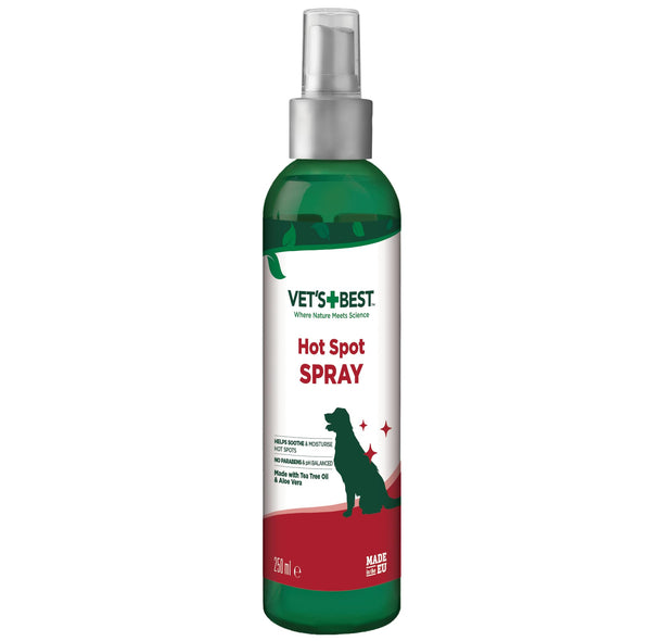 Vet's Best Vet’s Best Dog Hot Spot Itch Relief Spray | Relieves Dog Dry Skin, Rash, Scratching, Licking, Itchy Skin, and Hot Spots | No-Sting and Alcohol Free | 8 Ounces
