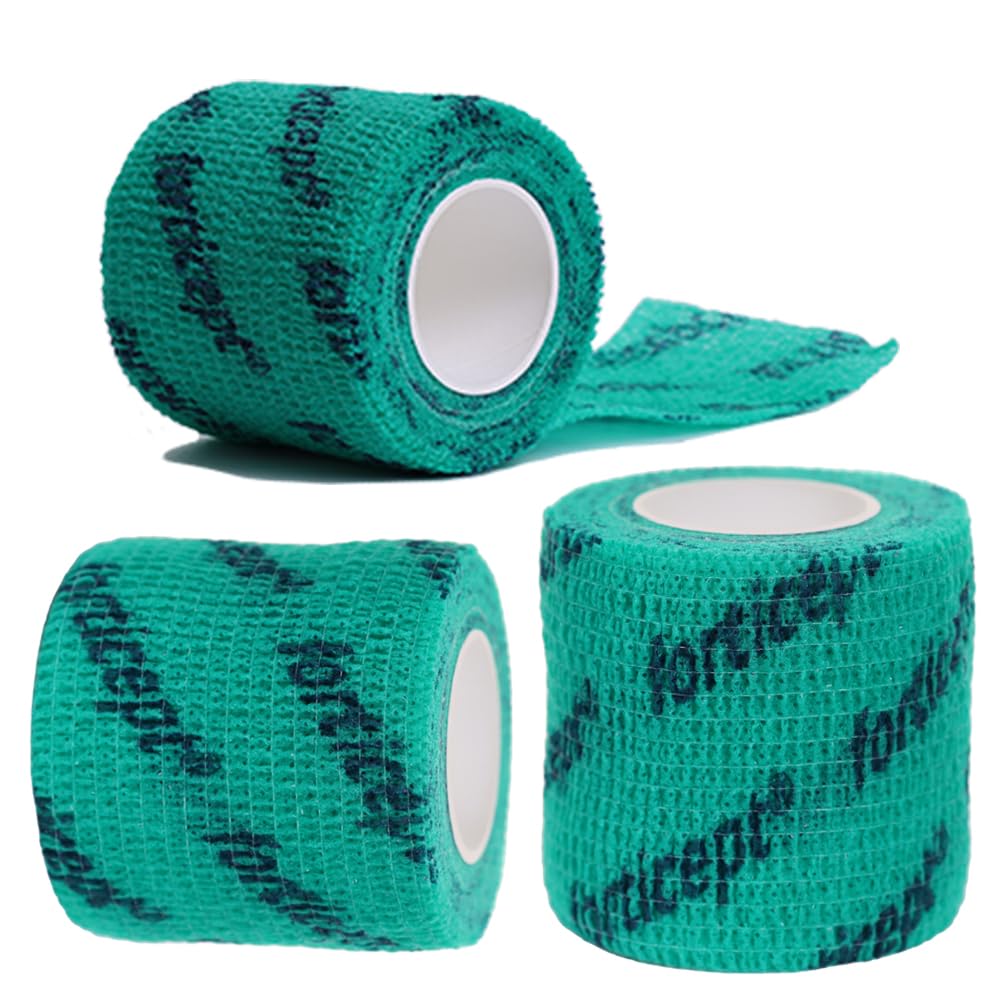 Forticept Vet Wrap No Lick Bandages Self Adhesive Dog Wound Care Self Adherent Wrap for Dogs Pet Animals Hot Spot Treatment for Dogs Bandage 2 Inch x 5 Yards (3 pcs) (3)