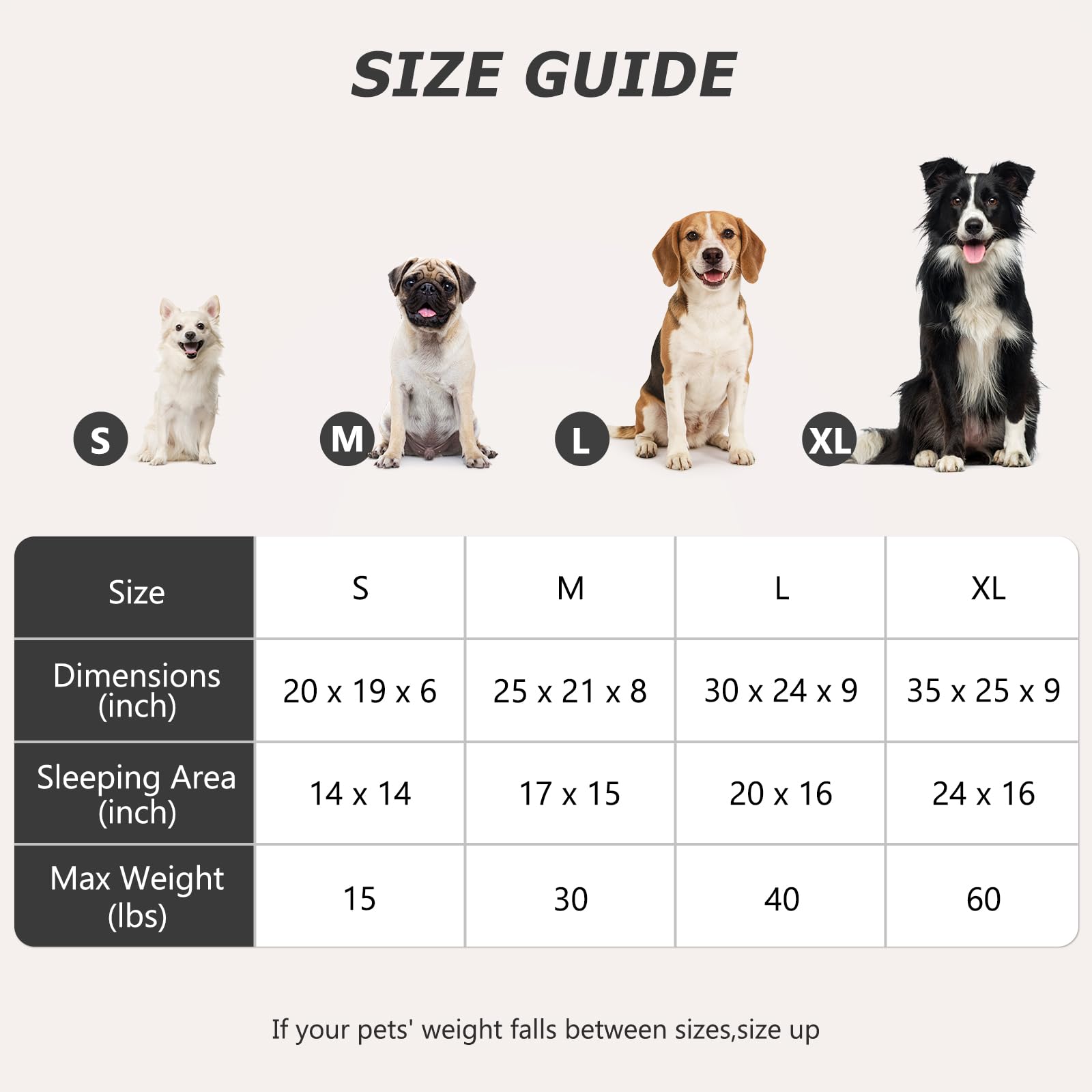 MIXJOY Dog Bed for Large, Medium, Small Dogs - Rectangle, Washable, Orthopedic, Soft Cat Beds - Anti-Slip Bottom, Multiple Sizes (35'', Grey)