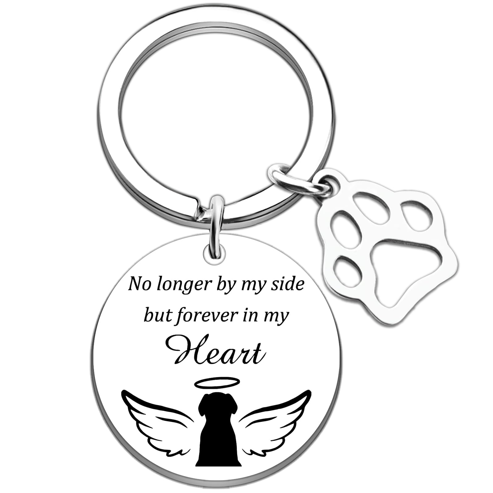 Rainbow Bridge Dog Memorial Gifts Pet Memorial Gifts for Dogs Remembrance Dog Passing Away Gift Keychains Dogs Memorials Gift for Family Friend Loss of Pets Lover Anniversary Sympathy Keepsake Keyring