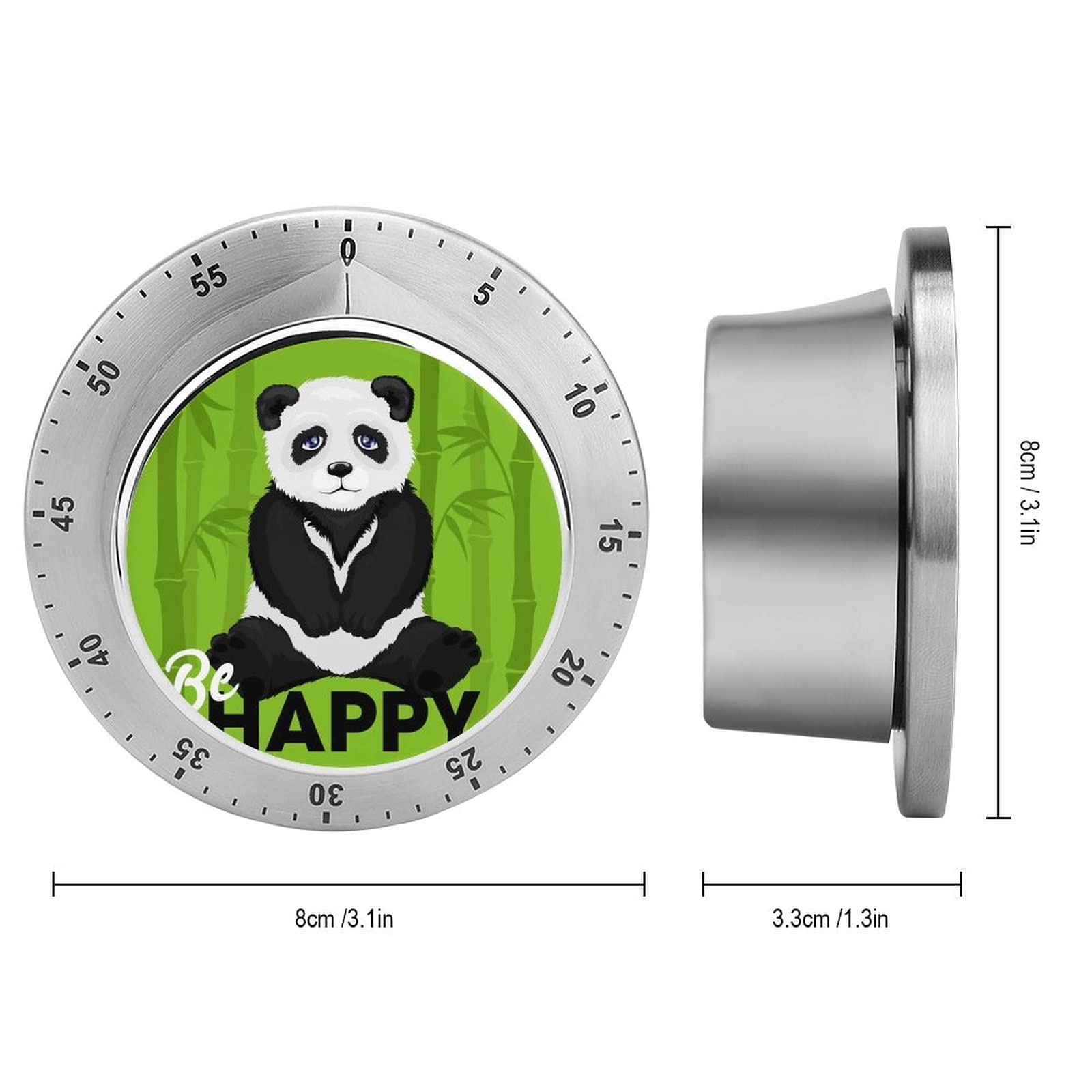 Kitchen Timer Animal Panda Timer Magnetic Timer Mechanical Timer for Home Baking Cooking Oven