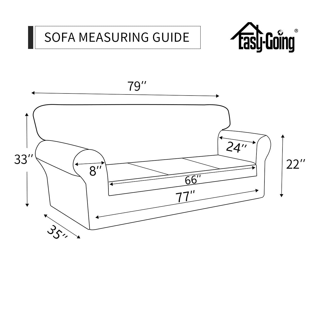 Easy-Going Sofa Slipcover Waterproof Couch Cover for 3 Cushion Couch Sofa Cover Furniture Protector Cover Pets Covers Washable Non-Slip Fabric Pets Kids Children Dog Cat (Sofa, Wine)