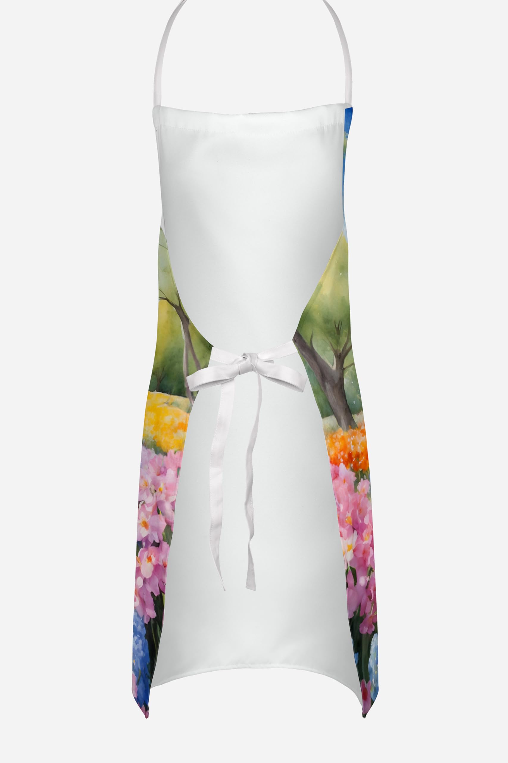 Caroline's Treasures Australian Cattle Dog Spring Garden Apron Cooking Kitchen Server Baking Crafts Gardening for Adult Women Men, Unisex, Large, Multicolor
