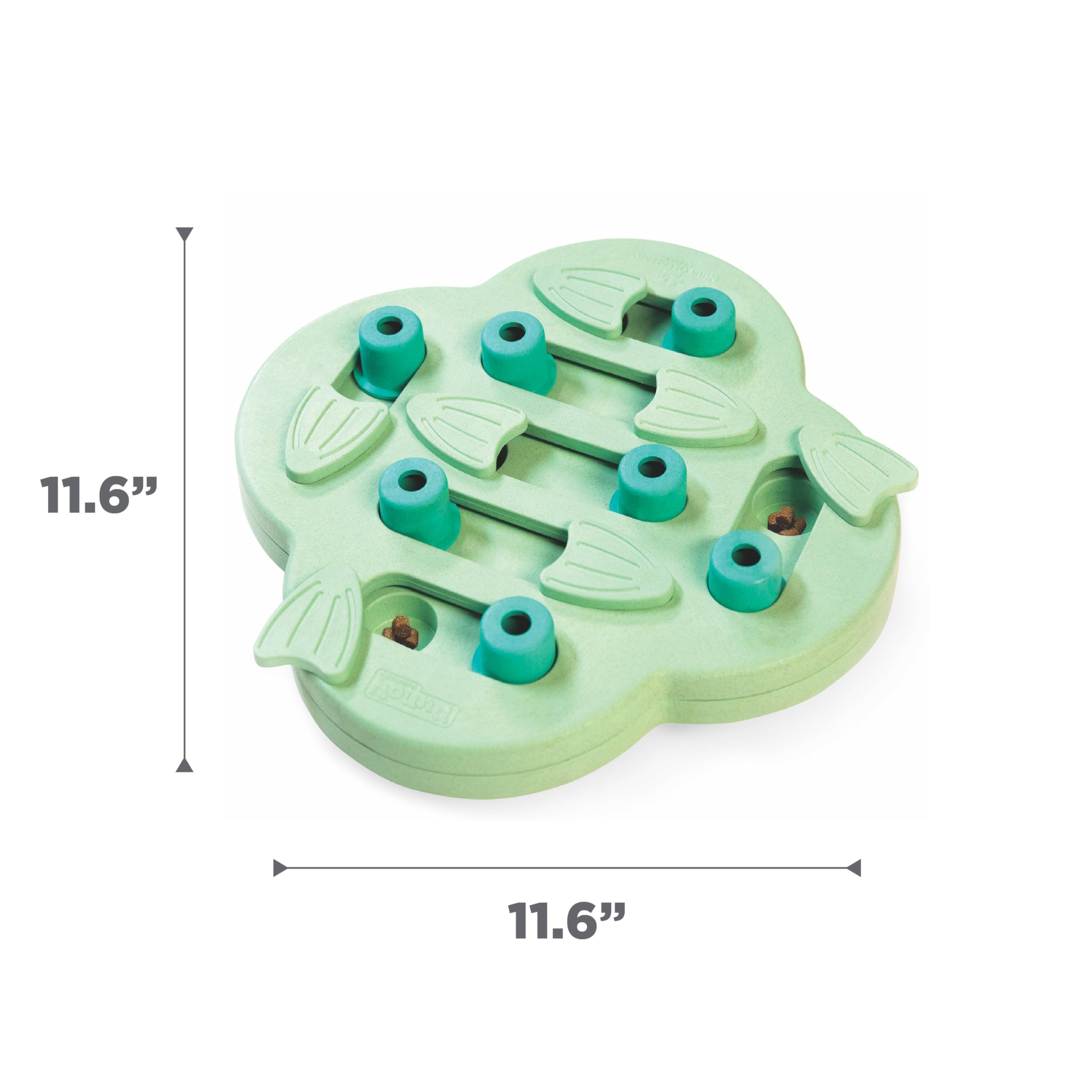 Outward Hound by Nina Ottosson Puppy Hide N' Slide Treat Puzzle Enrichment Dog Toy, Green