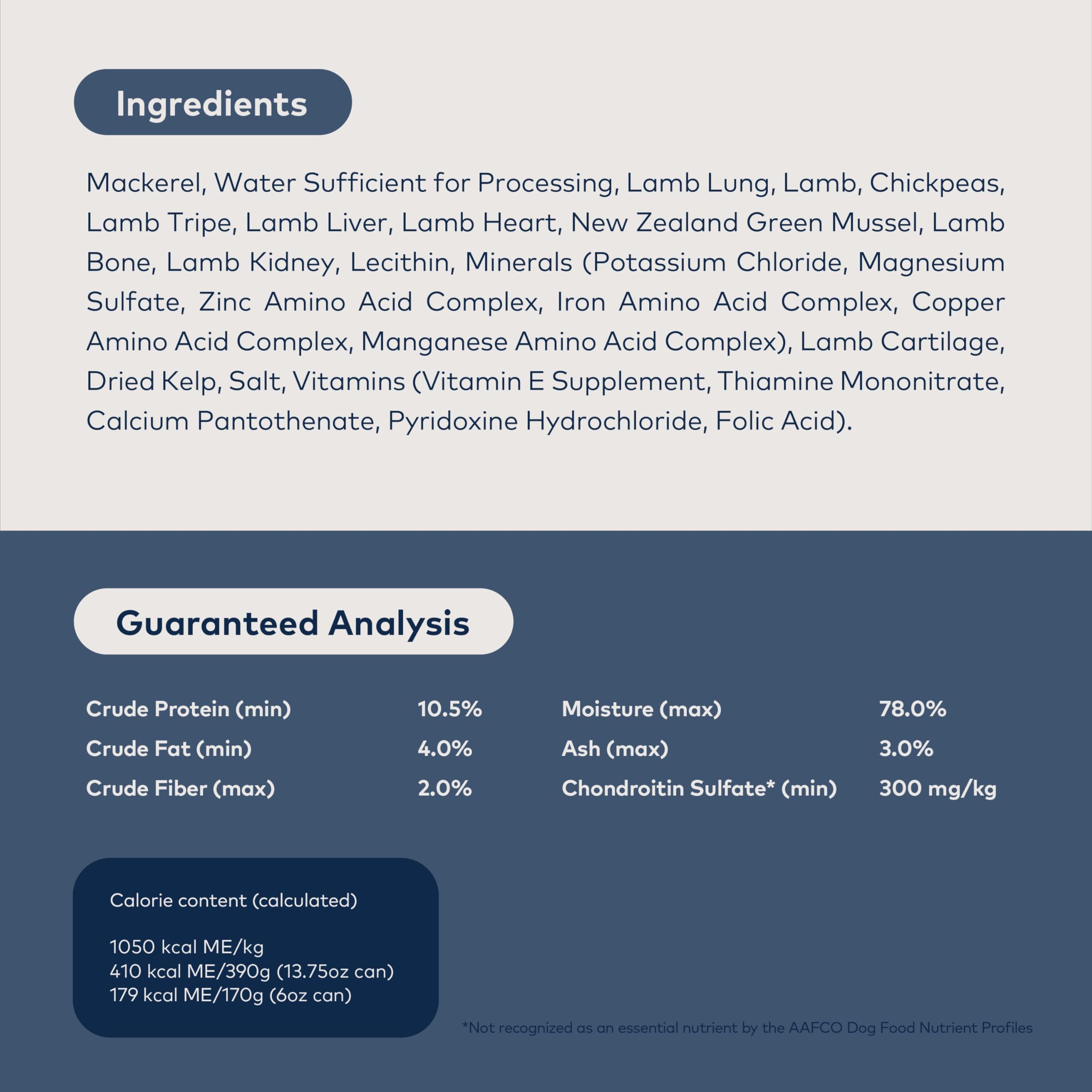 ZIWI Peak Canned Wet Dog Food – All Natural, High Protein, Grain Free, Limited Ingredient, with Superfoods (Mackerel & Lamb, Case of 12, 6oz Cans)