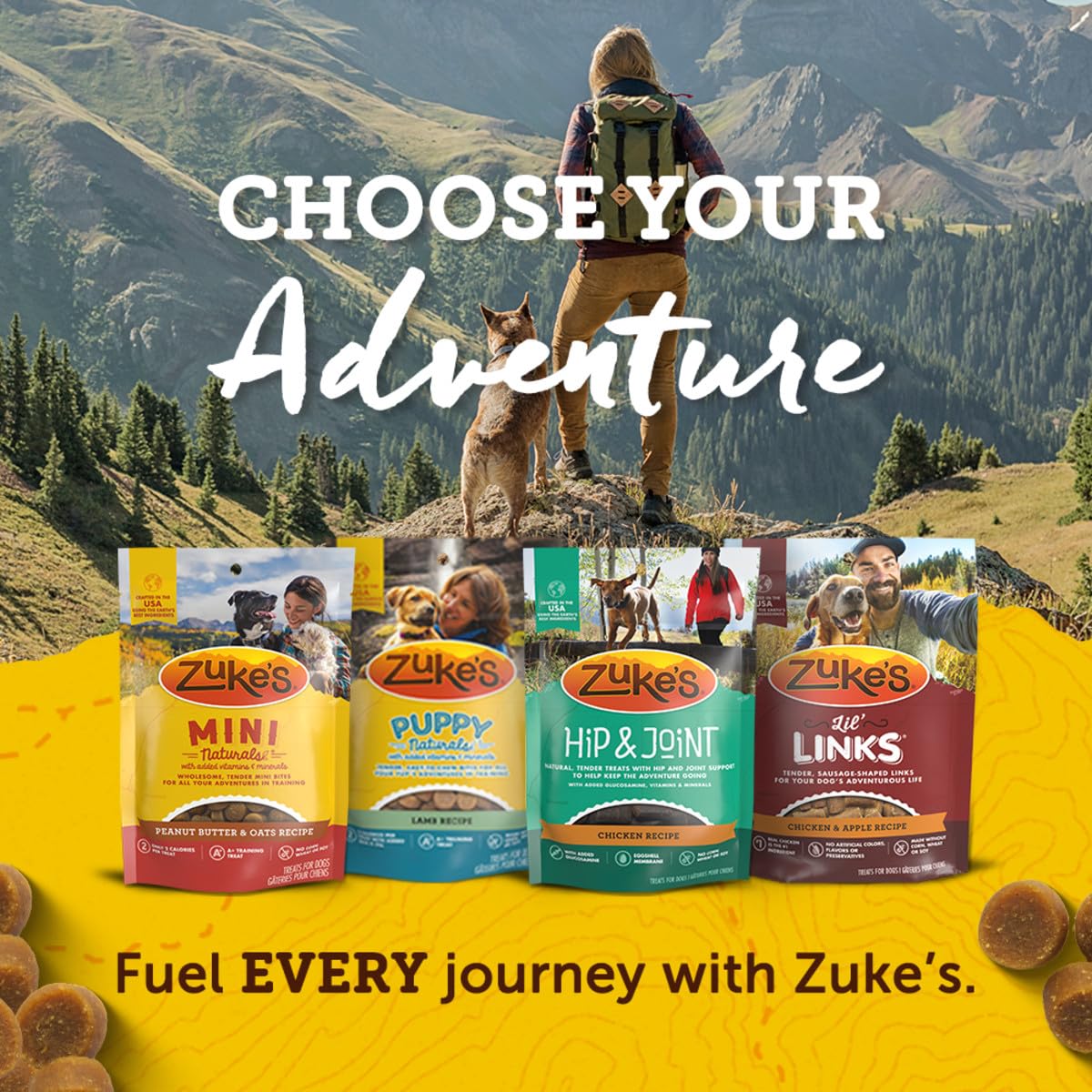 Zuke’s Mini Naturals Soft And Chewy Dog Treats For Training Pouch, Natural Treat Bites With Beef Recipe - 6 oz. Bag
