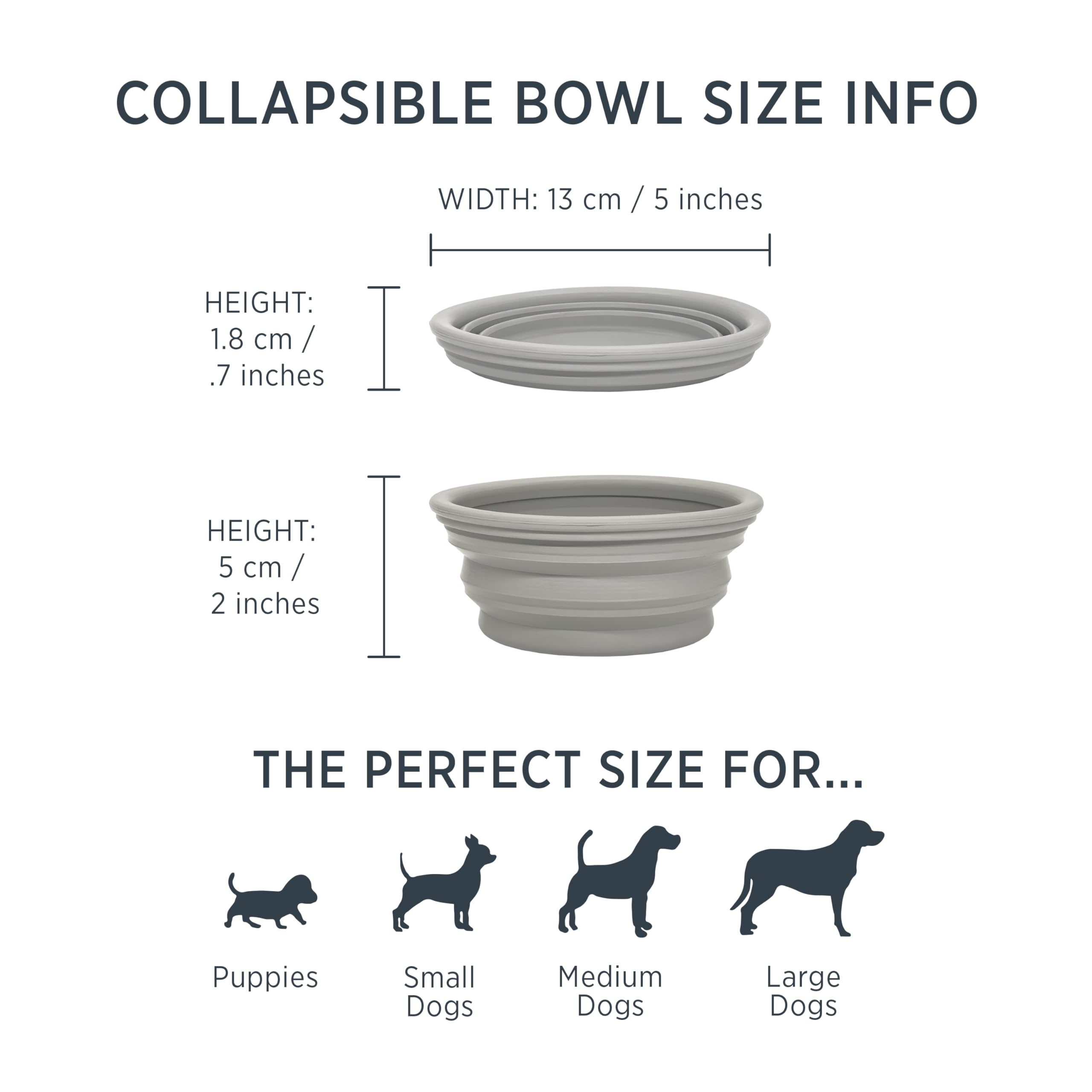 Hevea Collapsible Dog Bowl On The Go - Made from 100% Natural Rubber - Ultra Portable Pocket Sized Water Travel Dog Bowl - Tested and Safe for Your Dog (Old Rose)