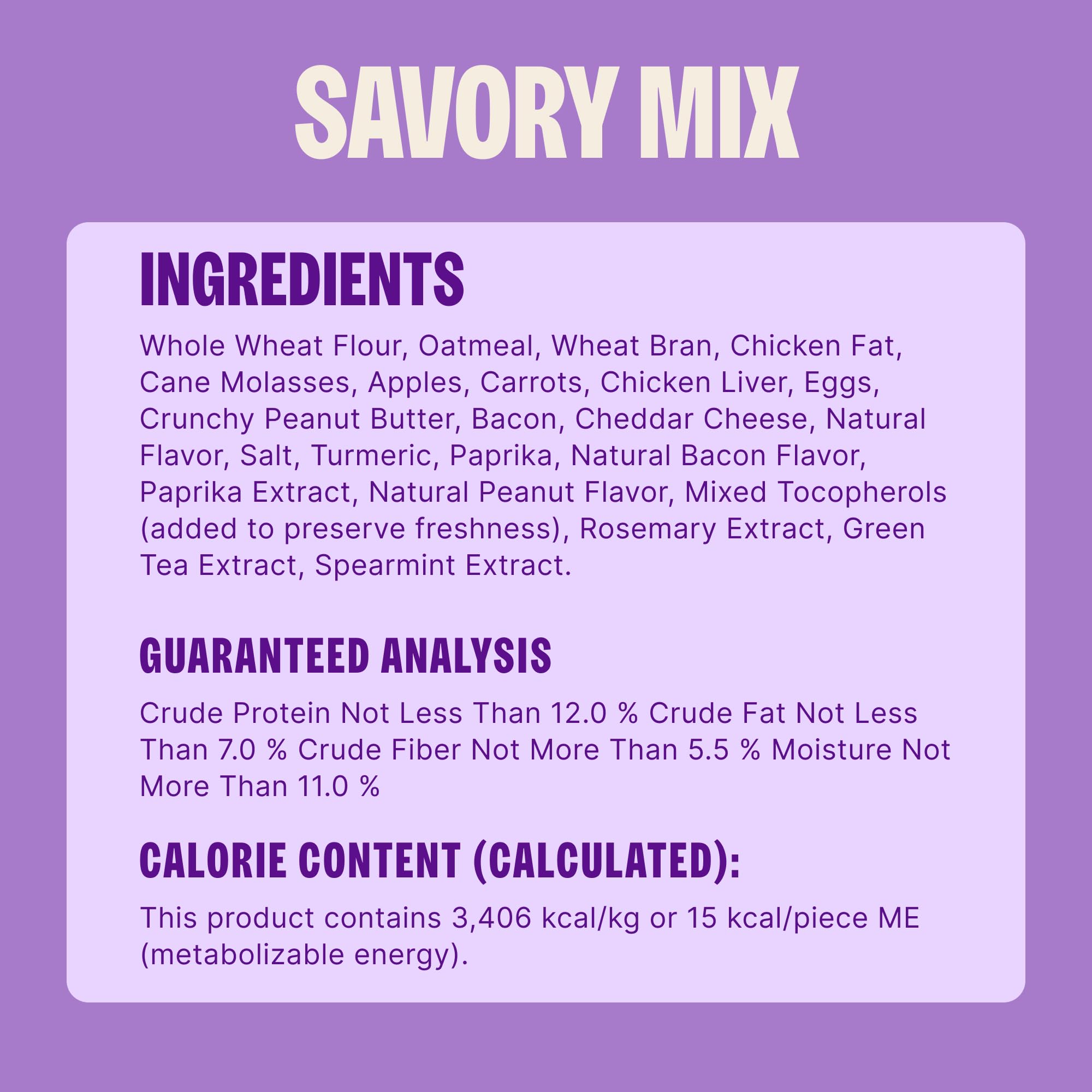 Wellness Old Mother Hubbard Classic Savory Mix Dog Biscuits, Natural Training Treats, 3 Flavors, Mini Size, 20 oz Bag
