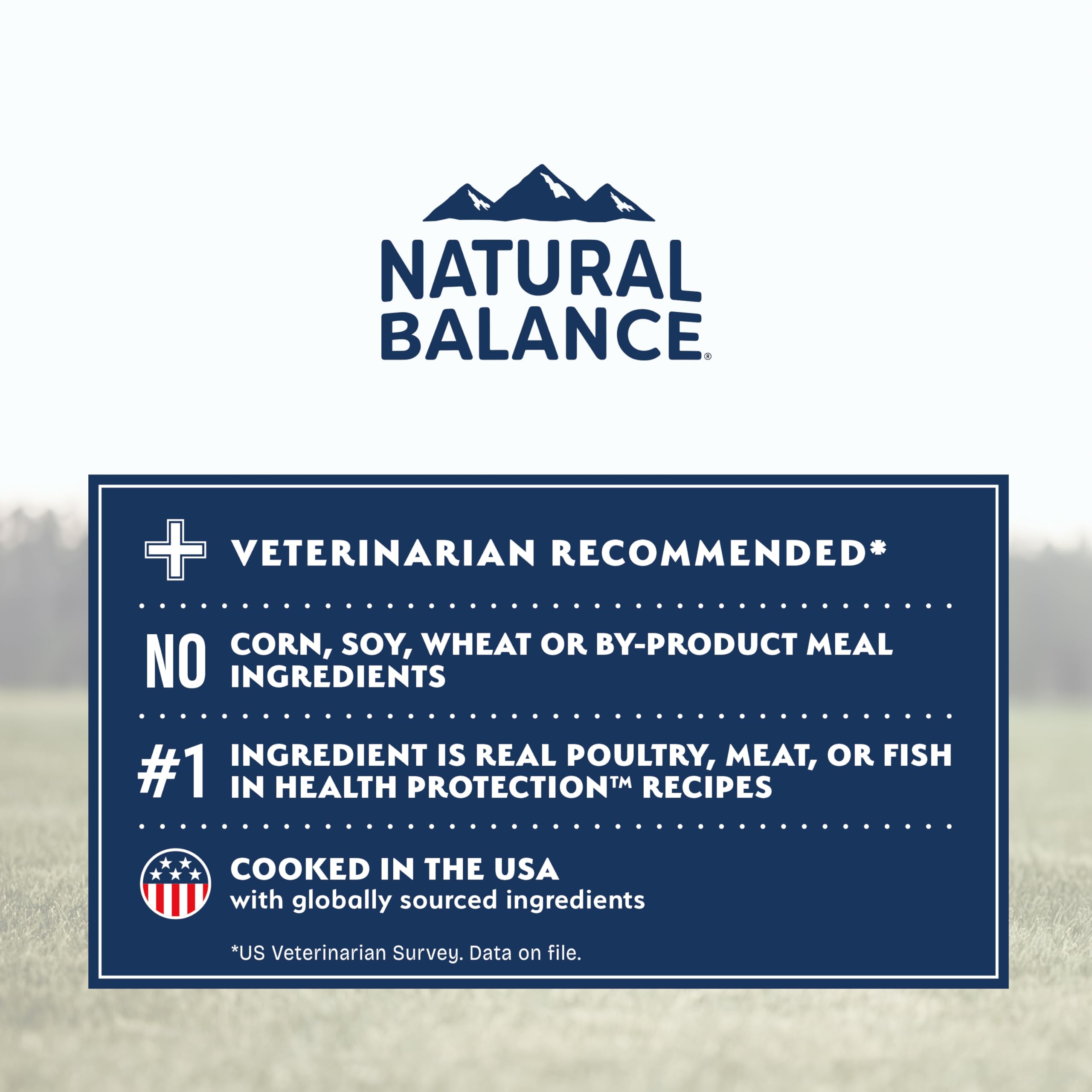 Natural Balance Health Protection Dry Dog Food – Whole Body Health, Easy on Digestion Dog Food Made with Chicken, Brown Rice & Pumpkin for Dogs - 24lbs.
