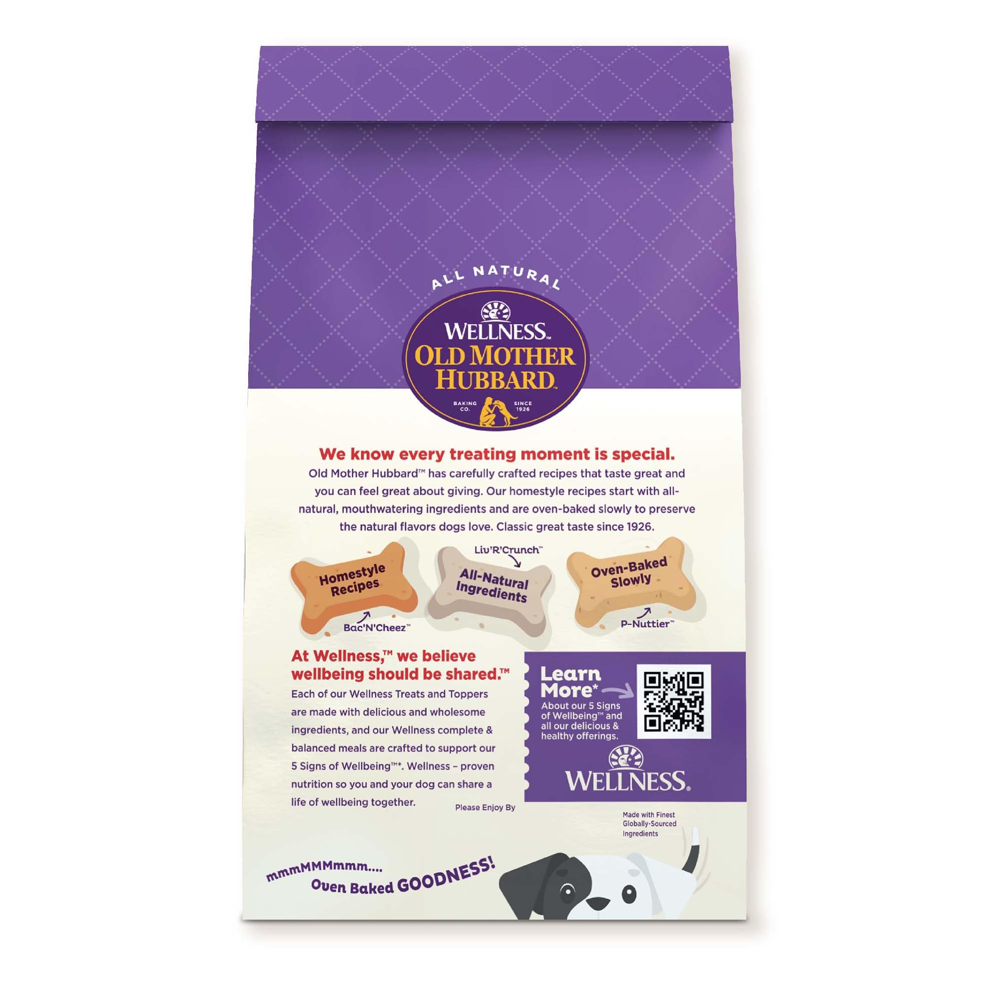 Wellness Old Mother Hubbard Classic Savory Mix Dog Biscuits, Natural Training Treats, 3 Flavors, Mini Size, 20 oz Bag