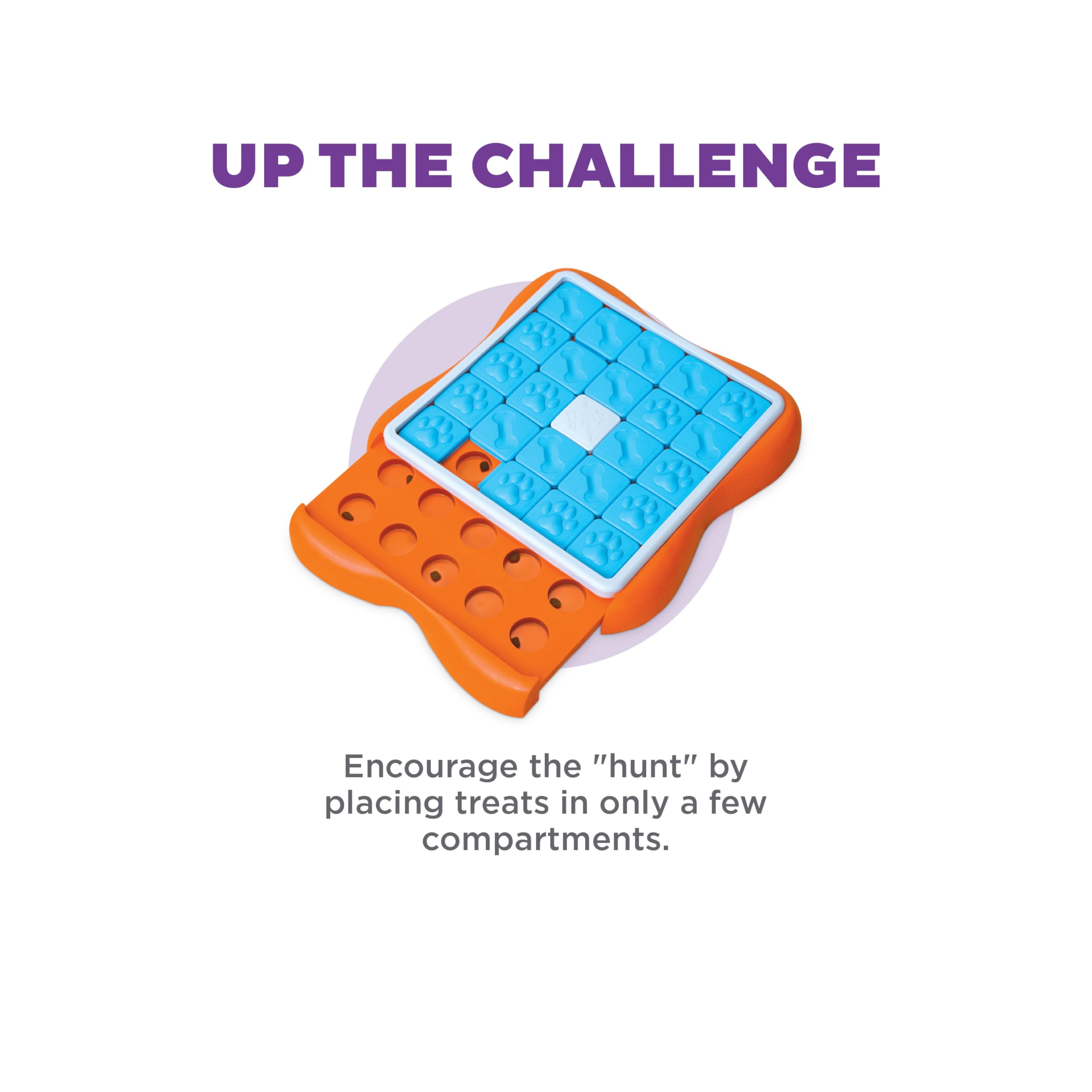 Outward Hound by Nina Ottosson Challenge Slider – Interactive Dog Treat Puzzle Enrichment Toy, Level 3 Advanced