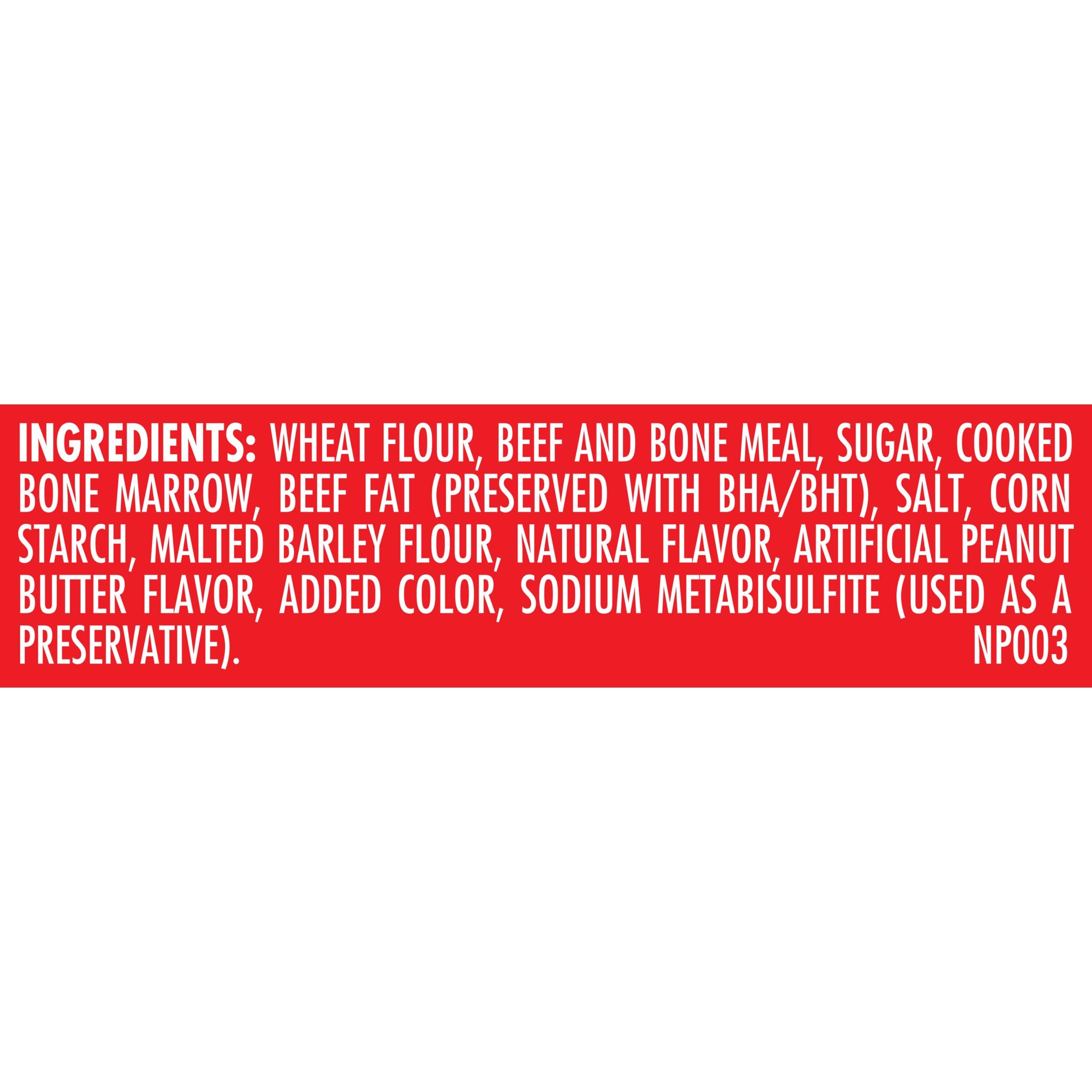 Milk-Bone MaroSnacks Peanut Butter Flavor (Artificially Flavored) Dog Treats with Real Bone Marrow, 40 Oz. Canister