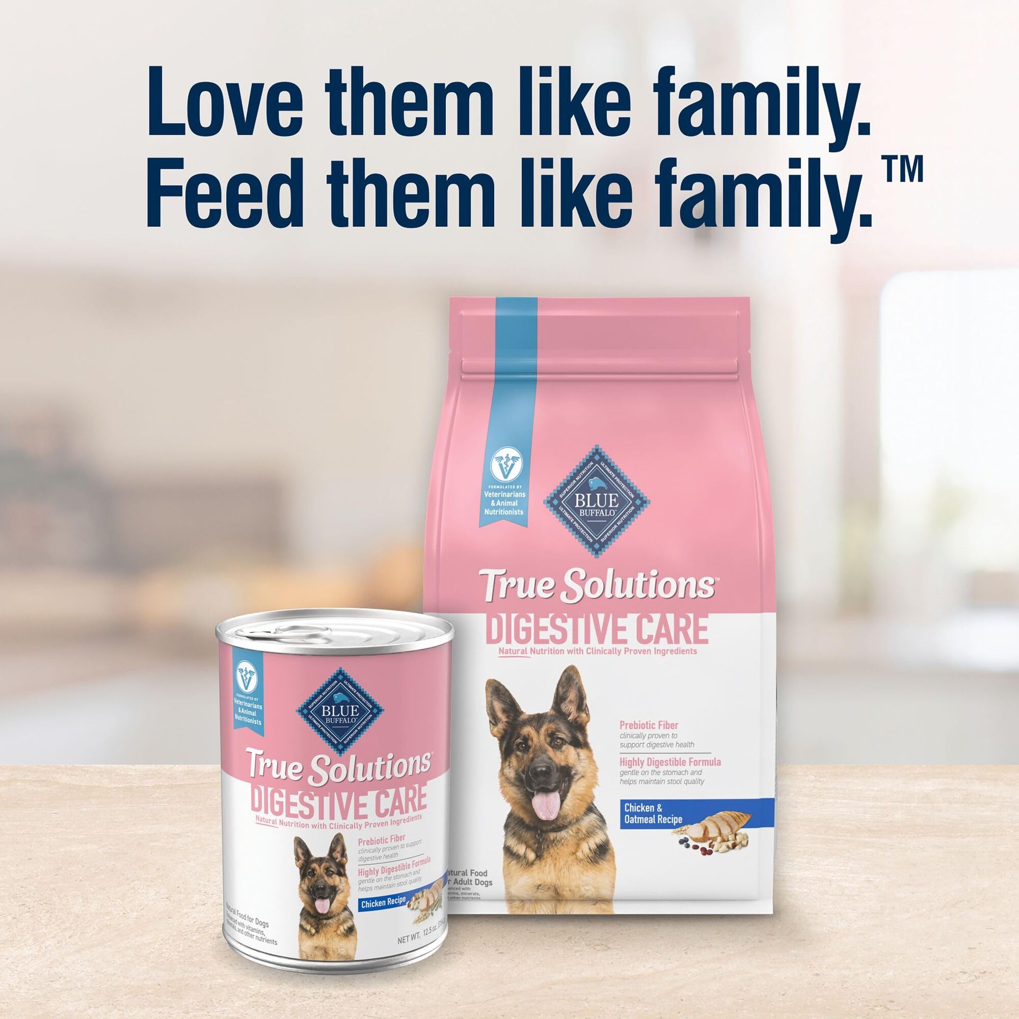 Blue Buffalo True Solutions Digestive Care Natural Dry Dog Food for Adult Dogs, Chicken, 11-lb. Bag
