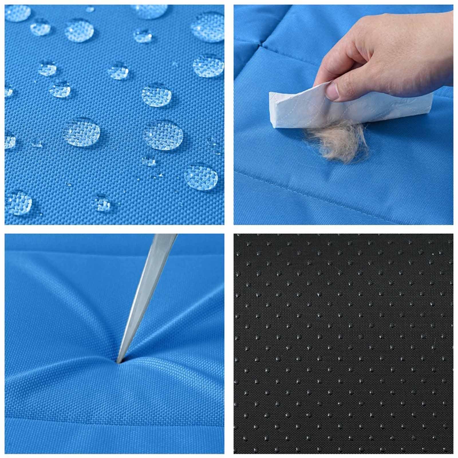Washable Large Dog Bed, Durable Scratch-Resistant Pet Sleeping Pad, Indoor Outdoor Waterproof Dog Bed for Cats & Dogs(Green,S)