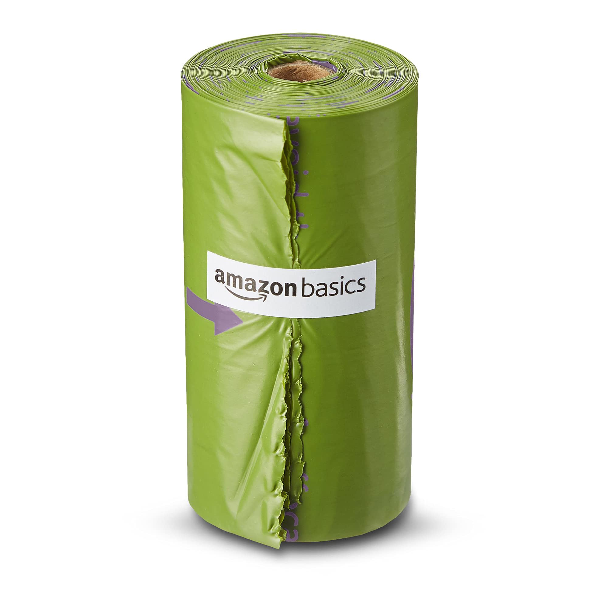 Amazon Basics Premium Leak Proof Dog Poop Bags with Dispenser and Leash Clip, Lavender Scented, 13" x 9", 540 Count (36 Rolls of 15)