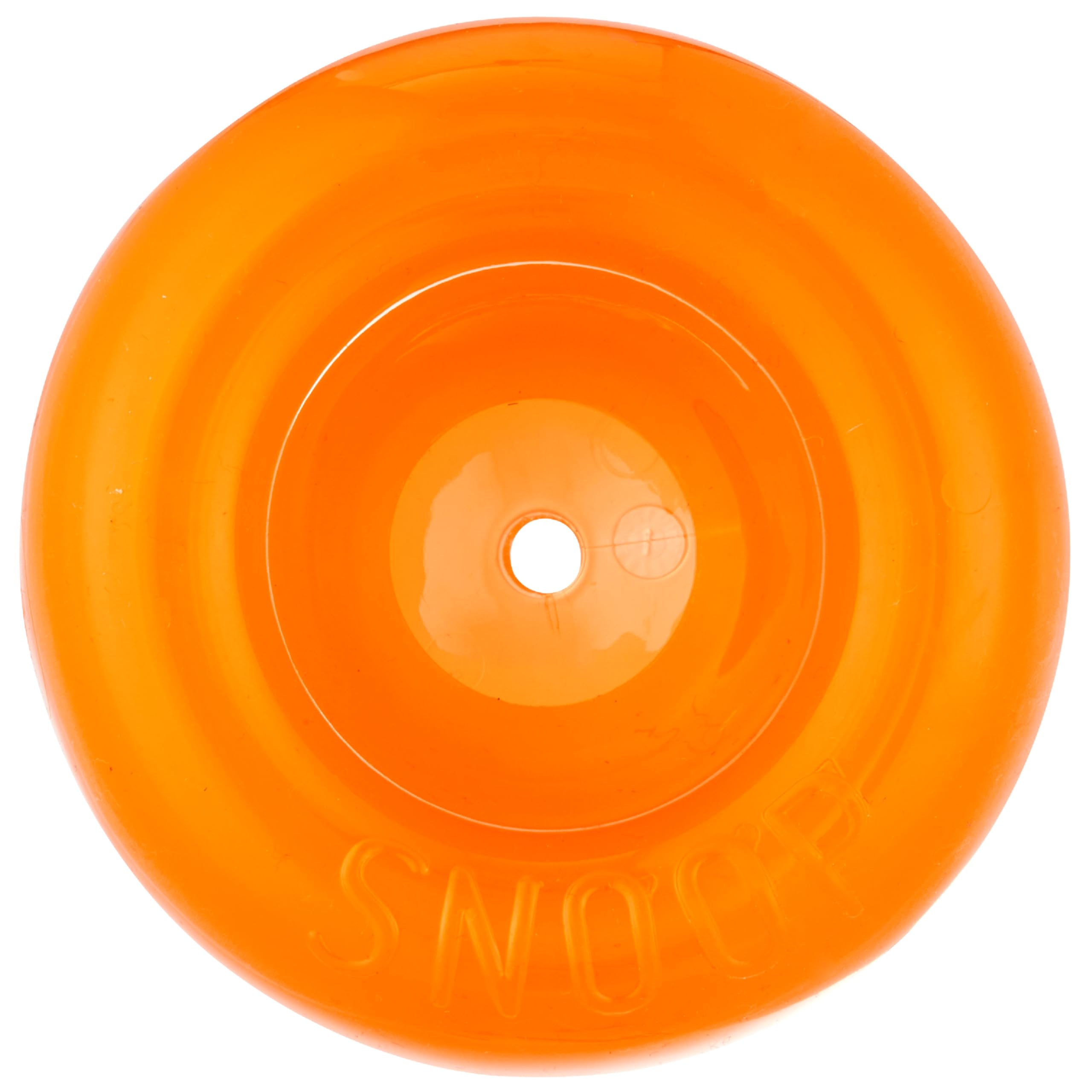 Outward Hound by Planet Dog Snoop Dog Toy – Treat‑Dispenser Puzzle Ball, Interactive Slow Feeder, Medium to Large Dogs, Bouncy & Mint-Infused, Orange, 5"