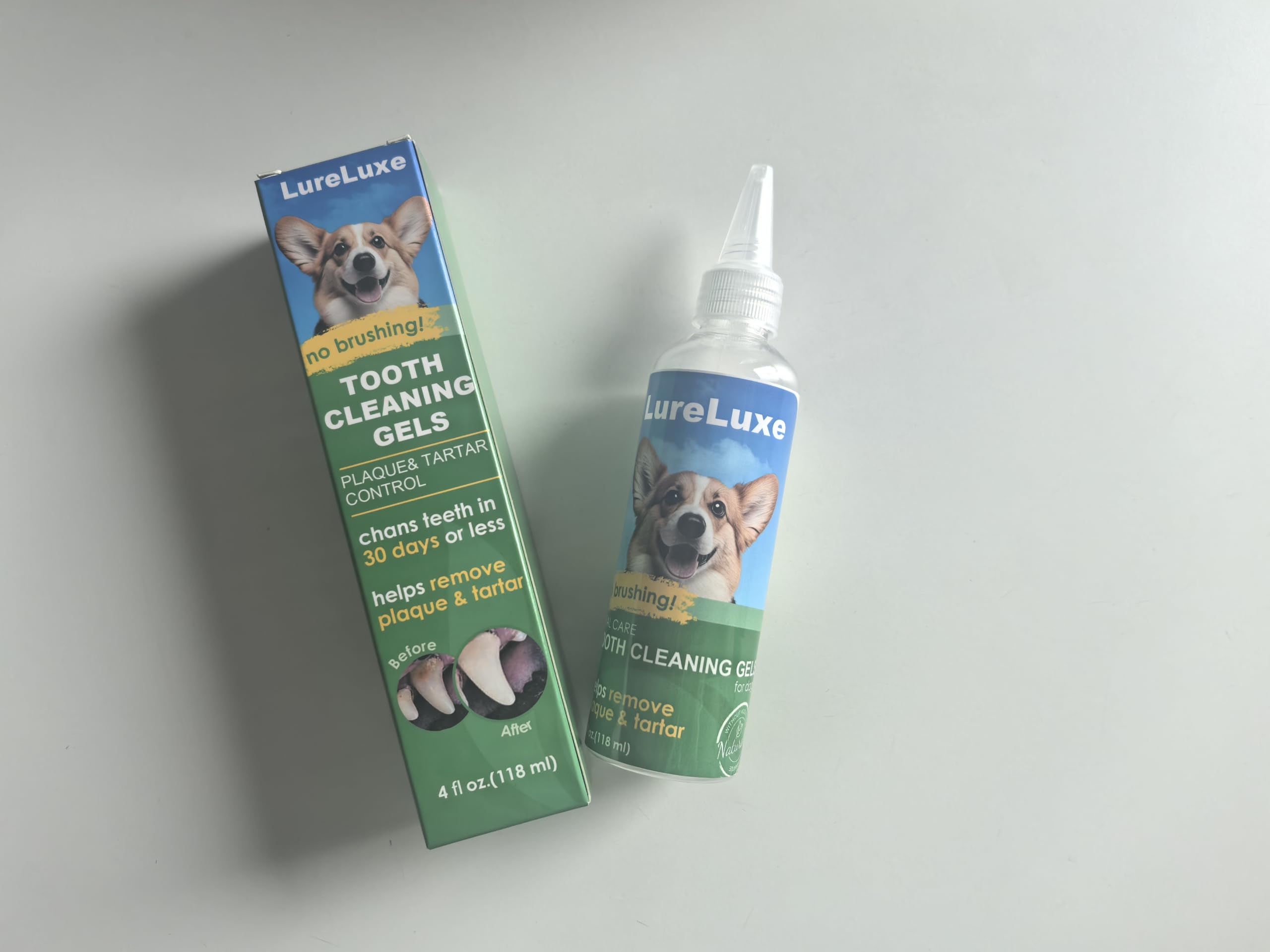Tooth Cleaning gels,Breath Gel for Dogs, No More Dog Toothpaste and Toothbrush,Dental Ge,Plaque Remover,Complete Canine Oral Care for Fresh Breath & Dental Wellness,4 fl oz