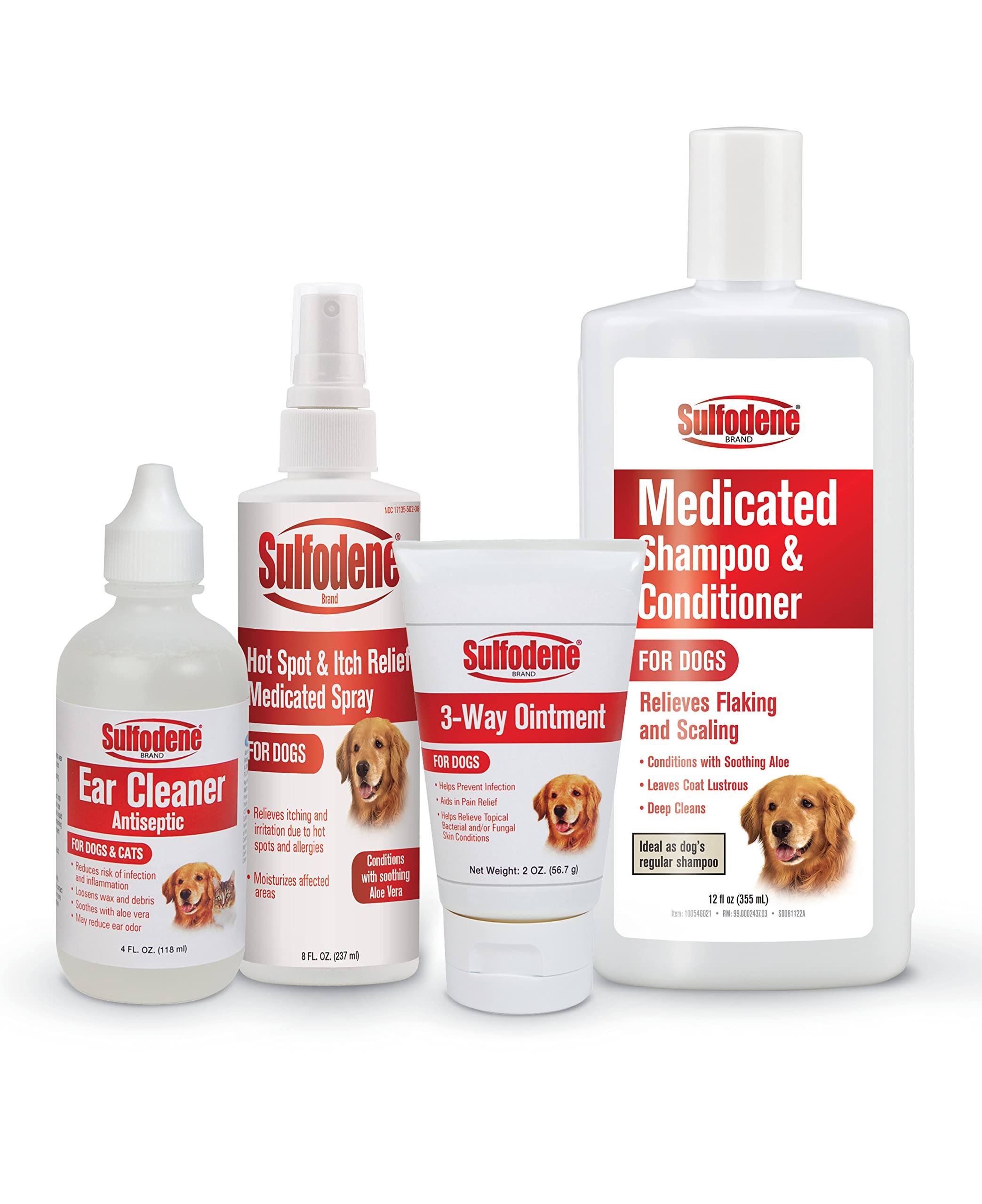 Sulfodene Medicated Shampoo & Conditioner for Dogs 12oz