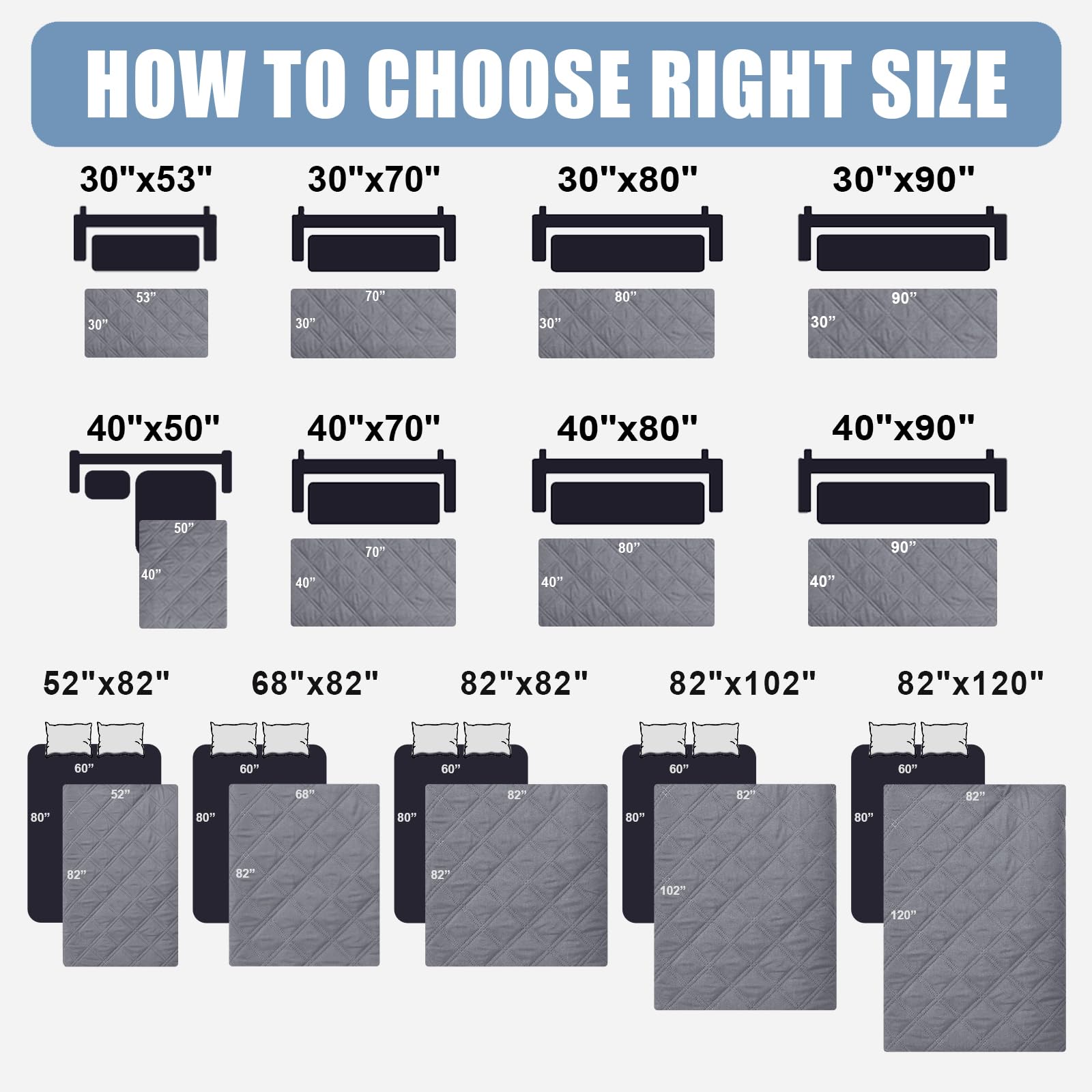 Smiry Waterproof Couch Covers for Dogs Washable, Reversible Pet Couch Covers for 3 Cushion Sofa Pet Friendly, Soft Sofa Furniture Protector for Dogs Cat Kids, Checkered (30"x70", Grey/Dark Grey)
