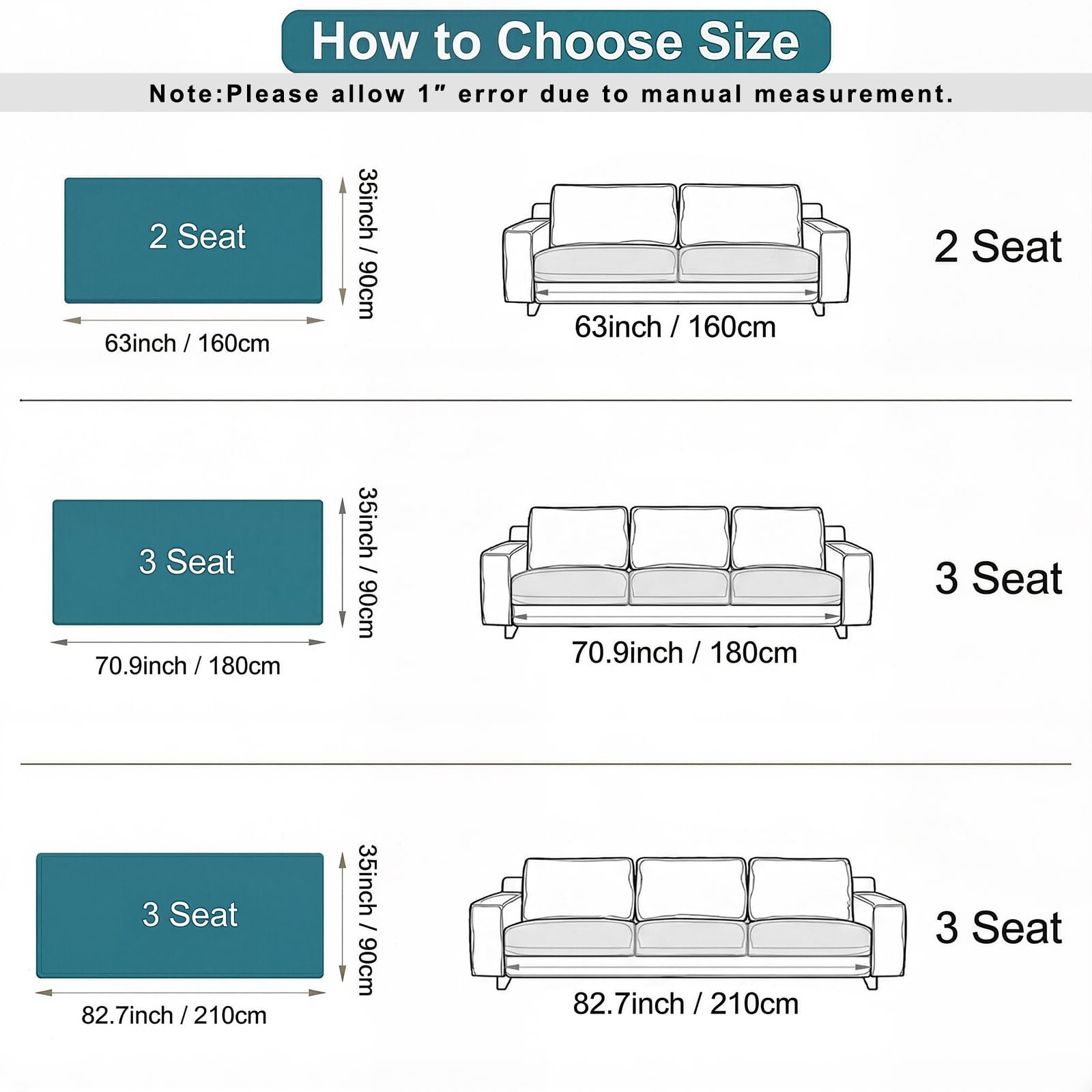 KRFOONN Plush Couch Cover for Dogs Washable Pet Couch Covers for 2 Cushion Sofa Non-Slip Loveseat Cushion Covers Soft Sofa Slipcovers Cushion Protector for Dogs Pets Mat (35.5" x 63", 01)