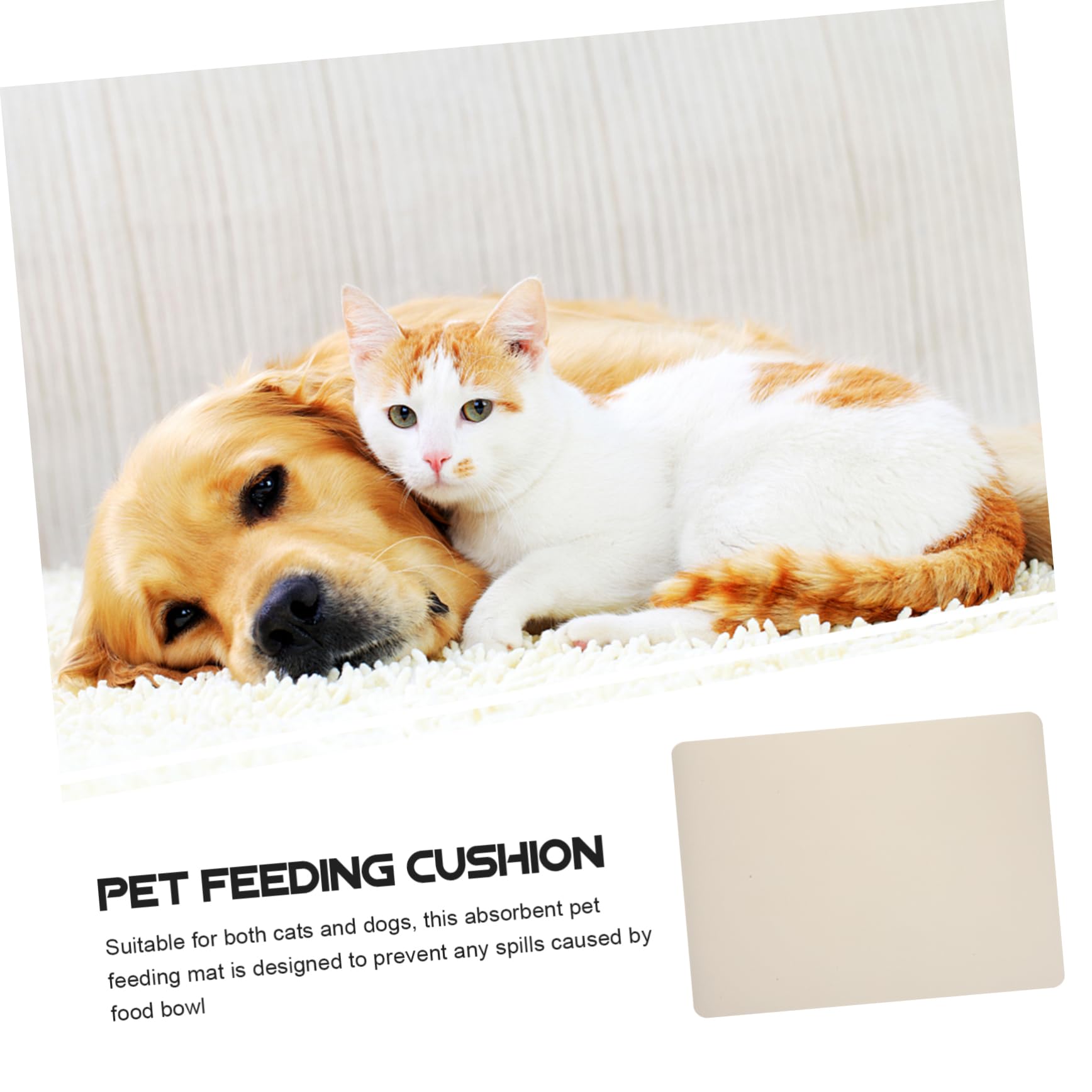 Absorbent Dog Bowl Mat - Quick-Dry Diatomite Feeding for Cats and Dogs Non-Slip, Durable, and Stylish Design