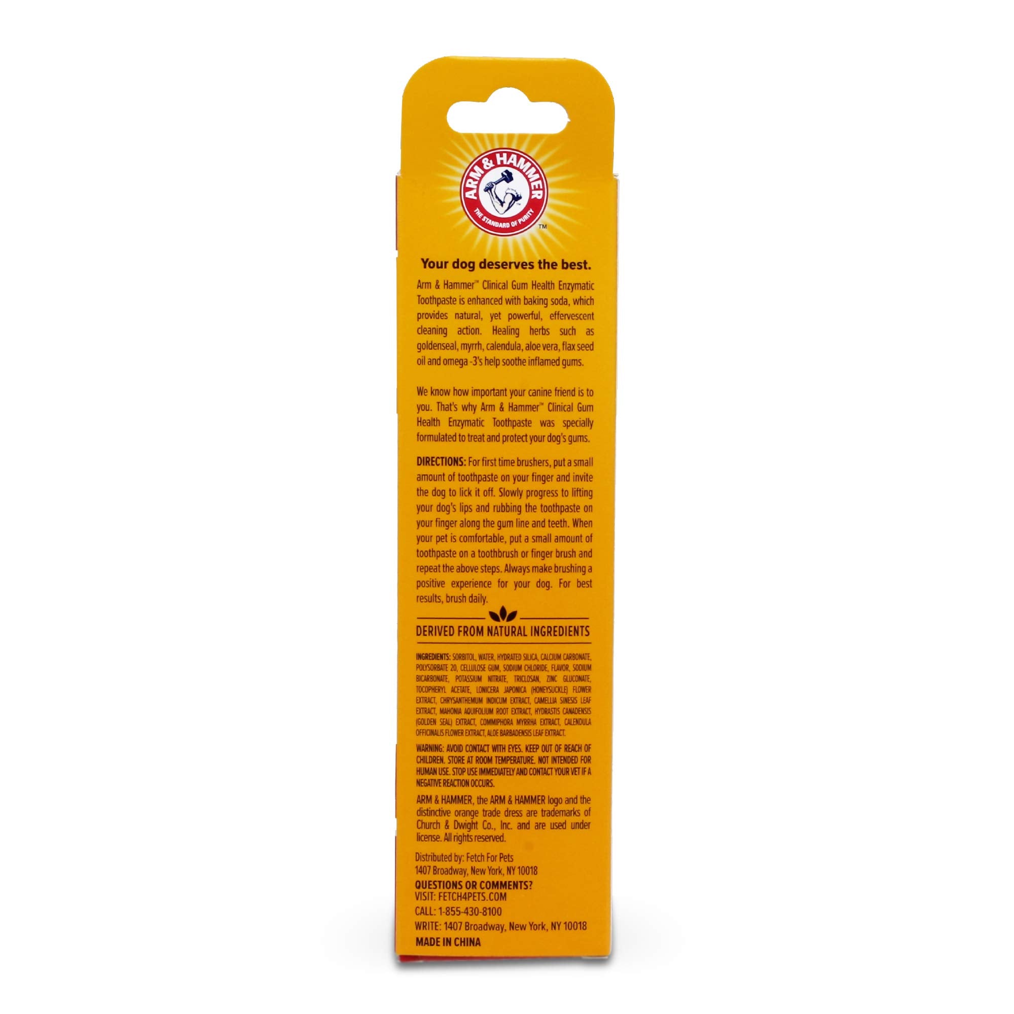 Arm & Hammer for Pets Clinical Care Enzymatic Toothpaste for Dogs | Soothes Inflamed Gums | Dog Toothpaste Enzymatic, Chicken Flavor, 2.5 Oz | Arm and Hammer Toothpaste for Dogs, Dog Dental Care