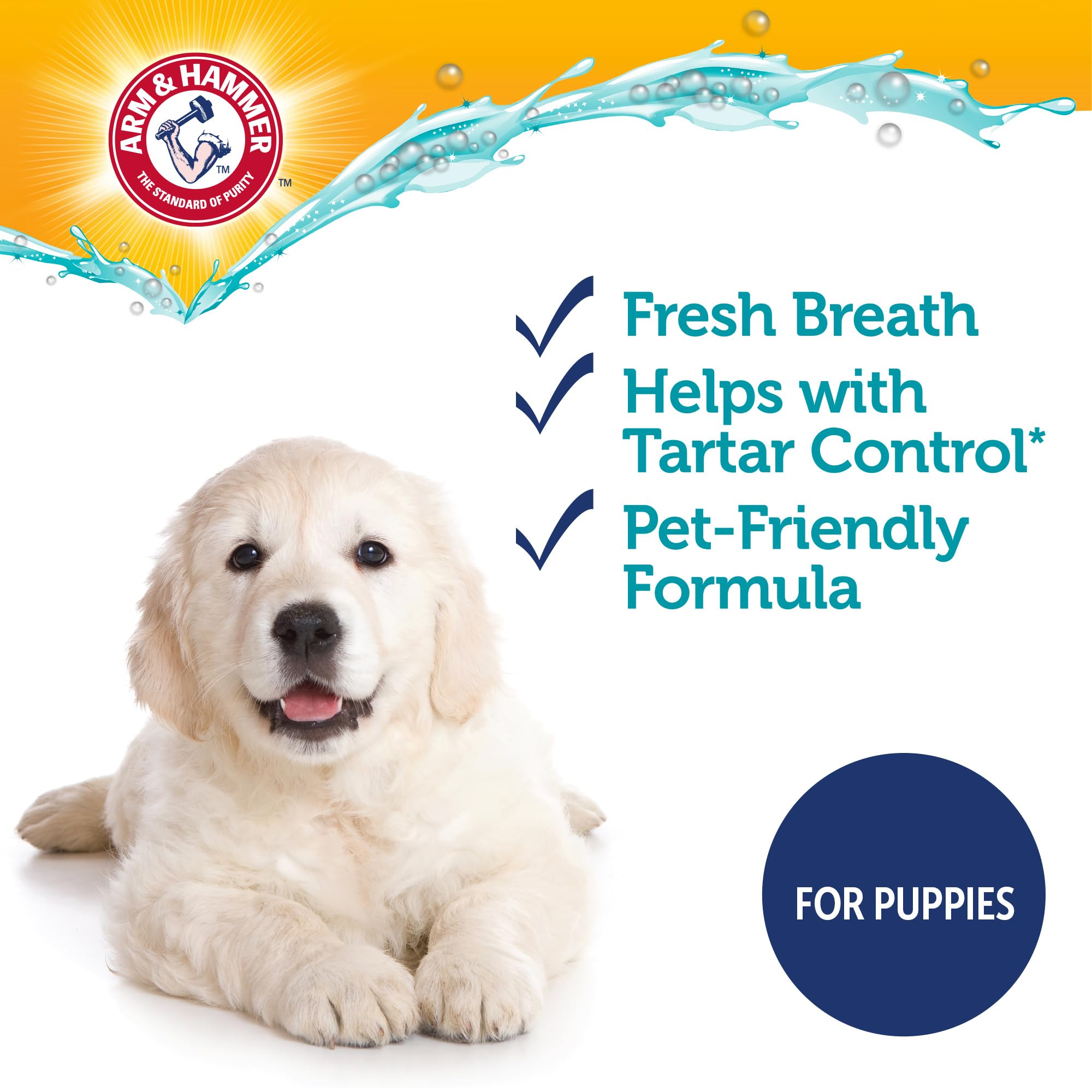 Arm & Hammer Complete Care Enzymatic Dog Toothpaste, Peanut Butter Flavor, Baking Soda and Calcium, Enzymatic Tartar Control Formula, Non-Toxic, Fluoride Free, 6.2 Oz