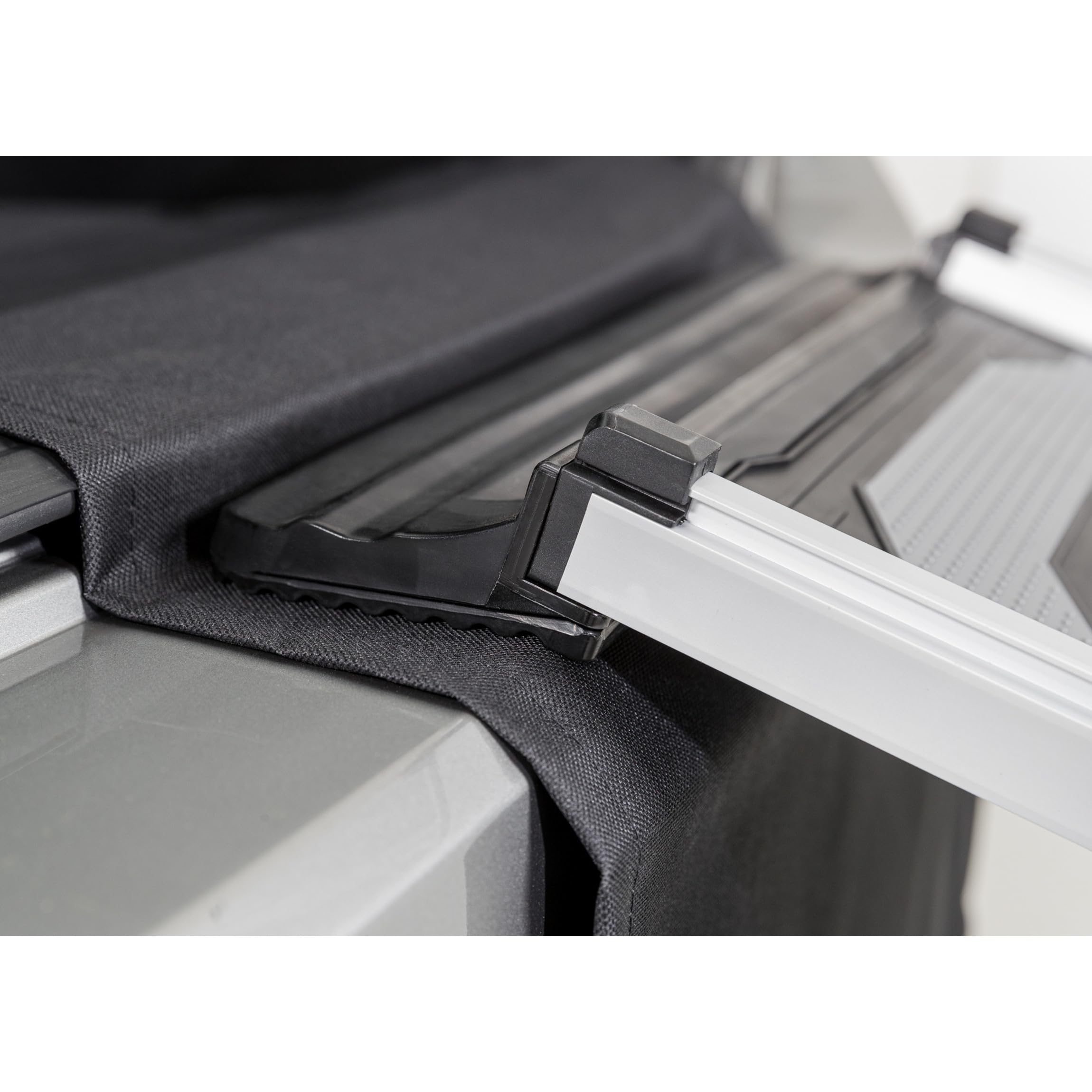 Trixie Telescoping Dog Ramp Made of Lightweight Aluminium - Pet Ramp for Large Cars and SUVs - Easily Adjustable - in Silver/Black