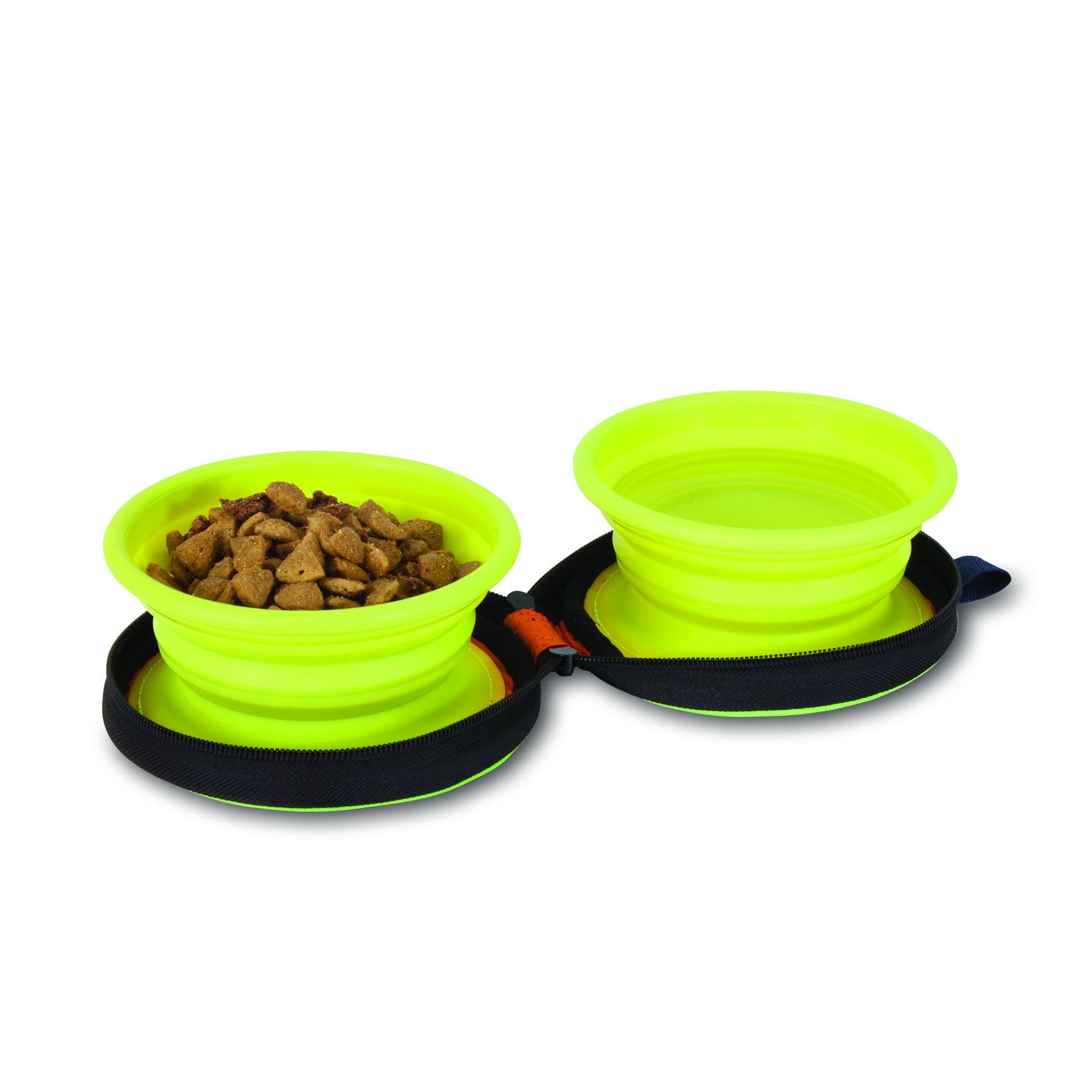 Petmate 3-Cup Silicone Duo Travel Bowl