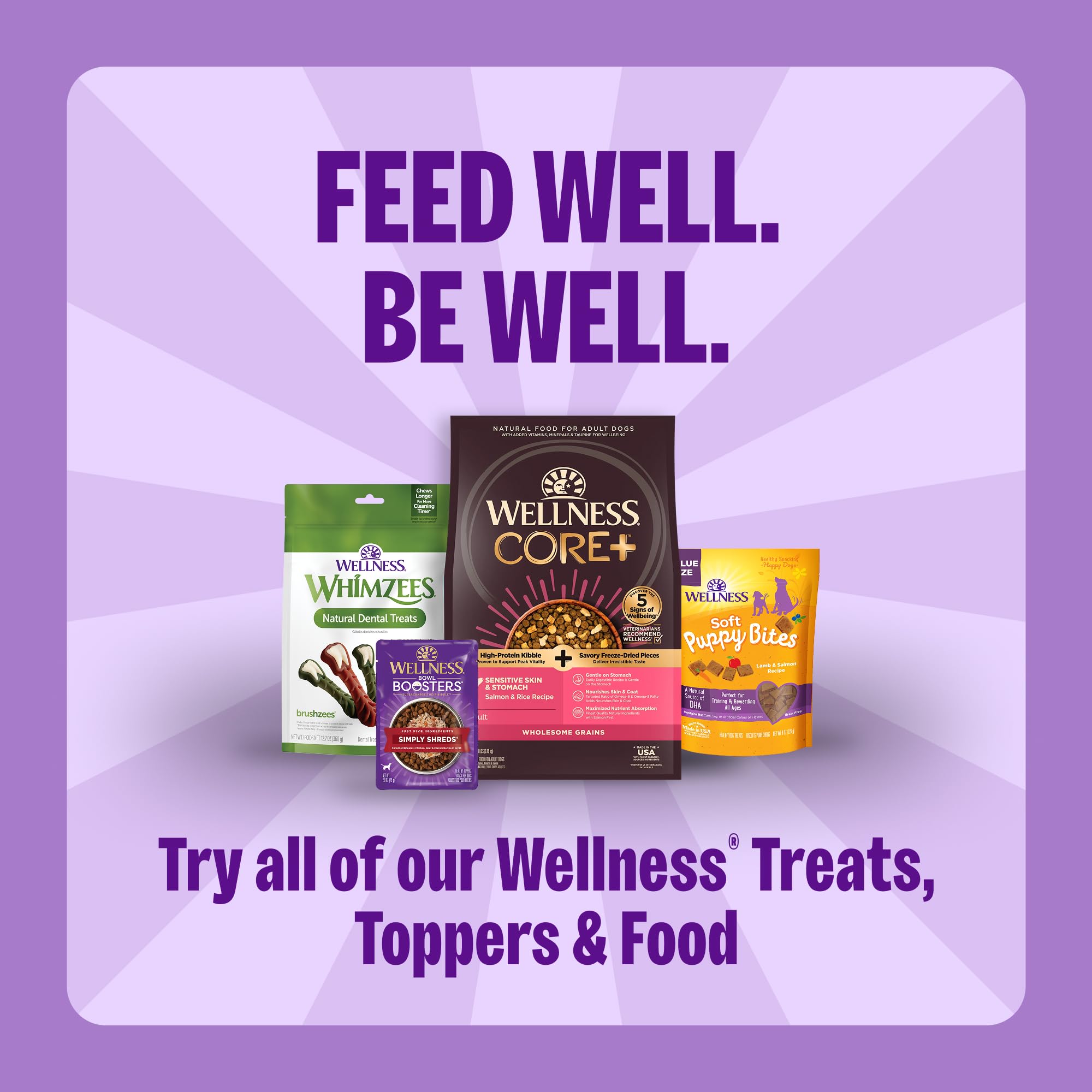 Wellness Old Mother Hubbard Training Bitz Assorted Mix Dog Treats, Natural Biscuits, 3 Flavors, 8 oz Bag