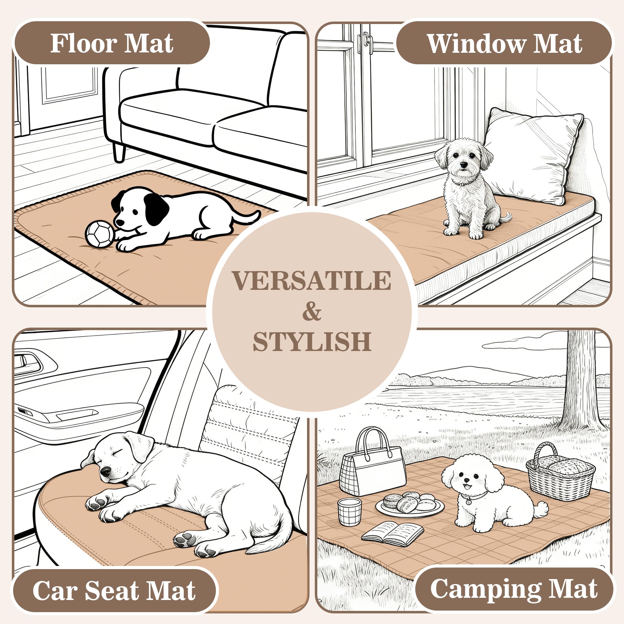 MYSKY HOME 100% Waterproof Couch Cover for Dog, Plush Pet Couch Covers for Sofa Washable, Couch Covers for 2 Cushion Sofa Pet Friendly, Non-Slip Sofa Covers Slipcover Protector, Dark Grey, 35"x63"