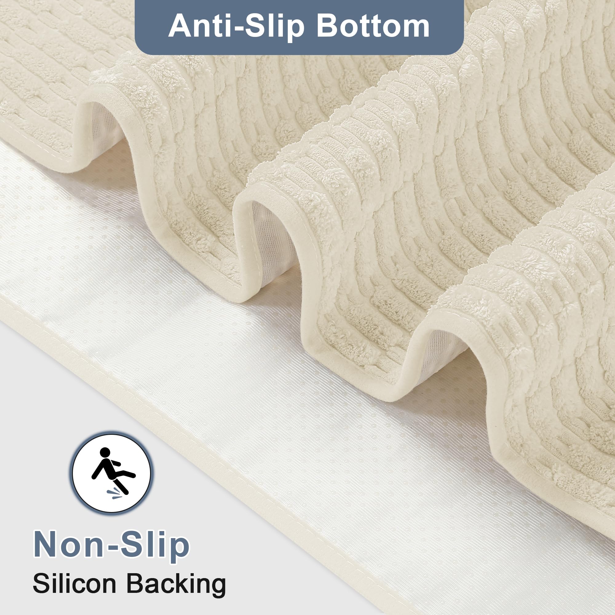 Sinotalent Waterproof Couch Cover for Dogs Washable, Non Slip Back Sectional Sofa Covers for 3 Cushion Couch Pet Friendly, Soft Dog Bed Cover. (Cream White, 30" x 53")