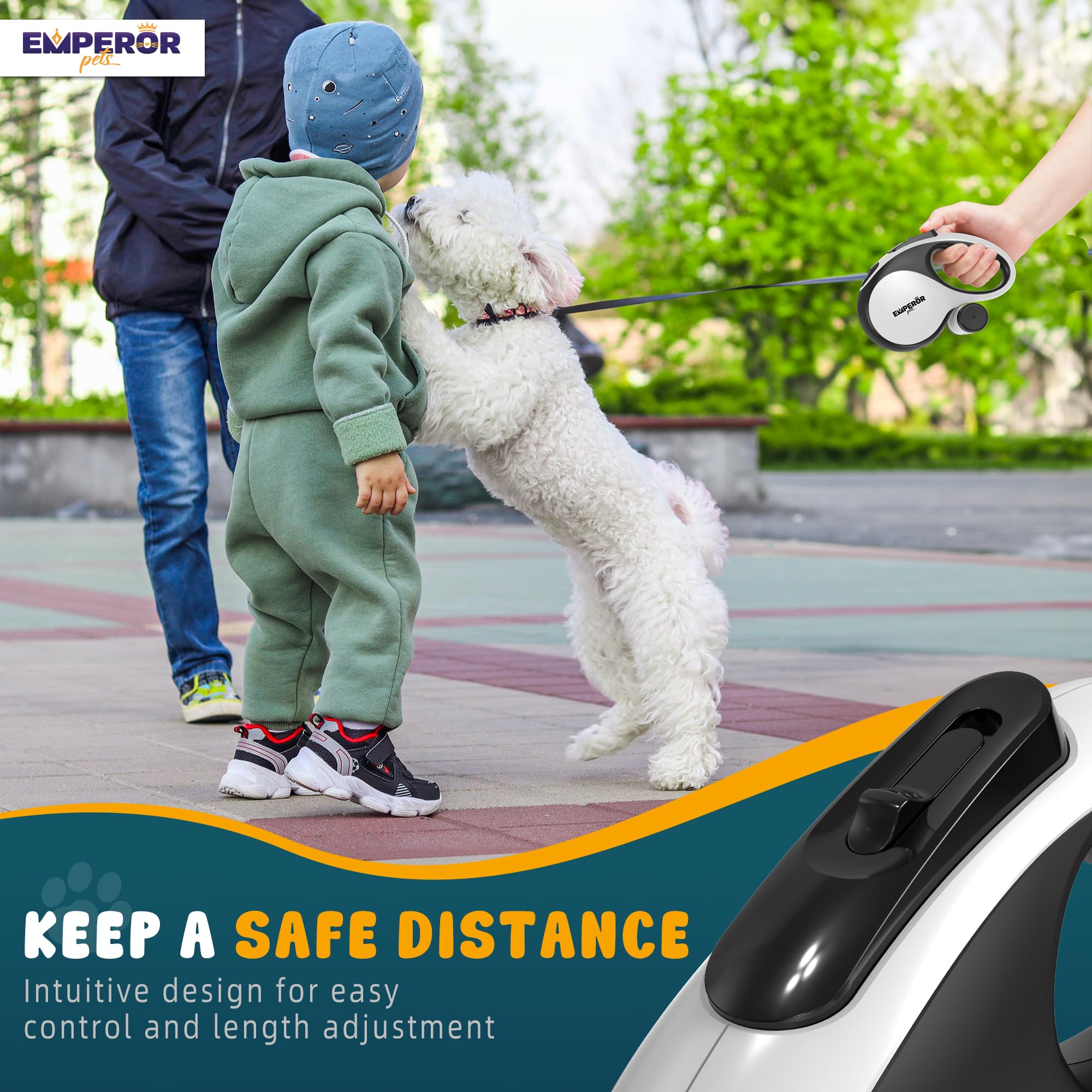 Retractable Dog Leash Add-On Accessory - Anti-Bite Rope - for Extra Protection Against Biting from Your pups - 1 pc