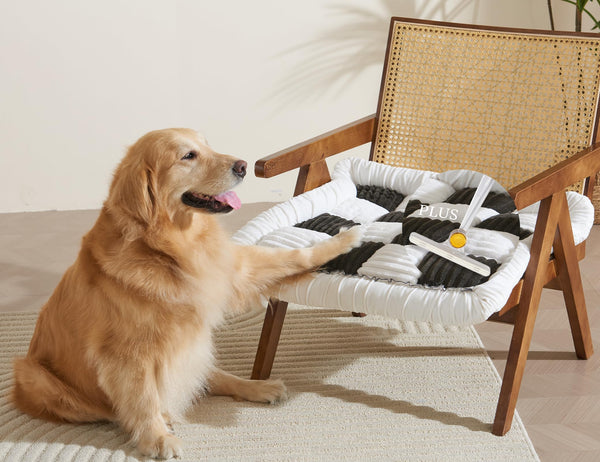 Couch Cushion Cover for dogs Sofa Cover Washable Pet Love Seat Couch Covers for Sofa Slipcovers Couch Protector Blanket for Dogs Sofa Cushion Covers for Pets Washable Pad Black 70x70cm/27.6x27.6in