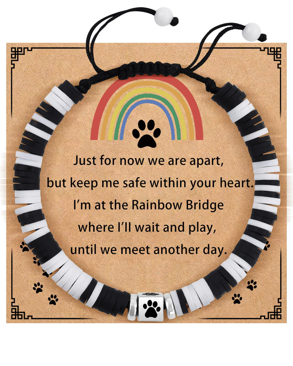 GBTBYS Dog Memorial Gifts for Loss of Dog, Pet Memorial Gift for Dogs, Bracelet for Women Men Who Loss of Beloved Dogs Cat Furry Friend