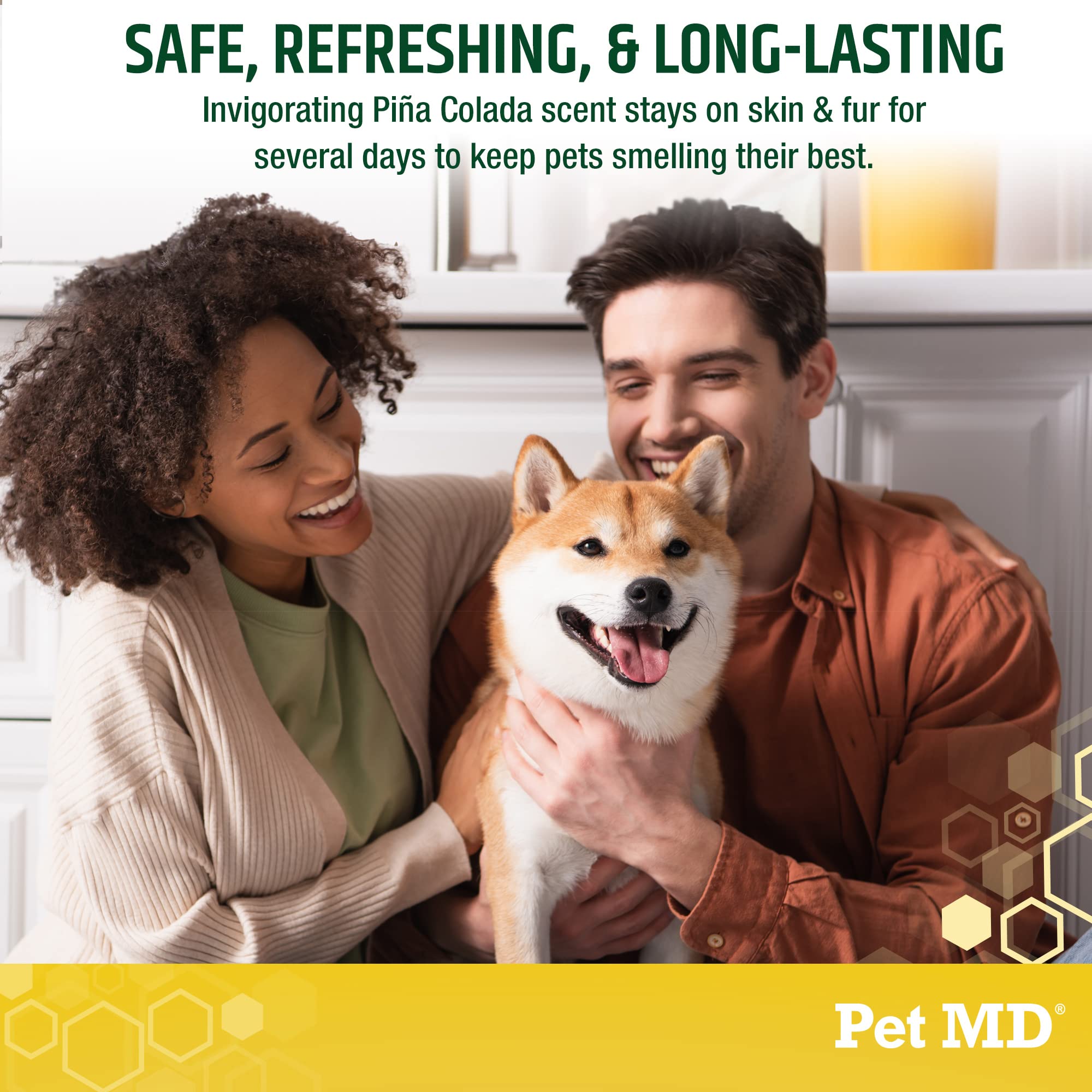 Pet MD Pina Colada Body Spray & Oatmeal + Aloe Shampoo