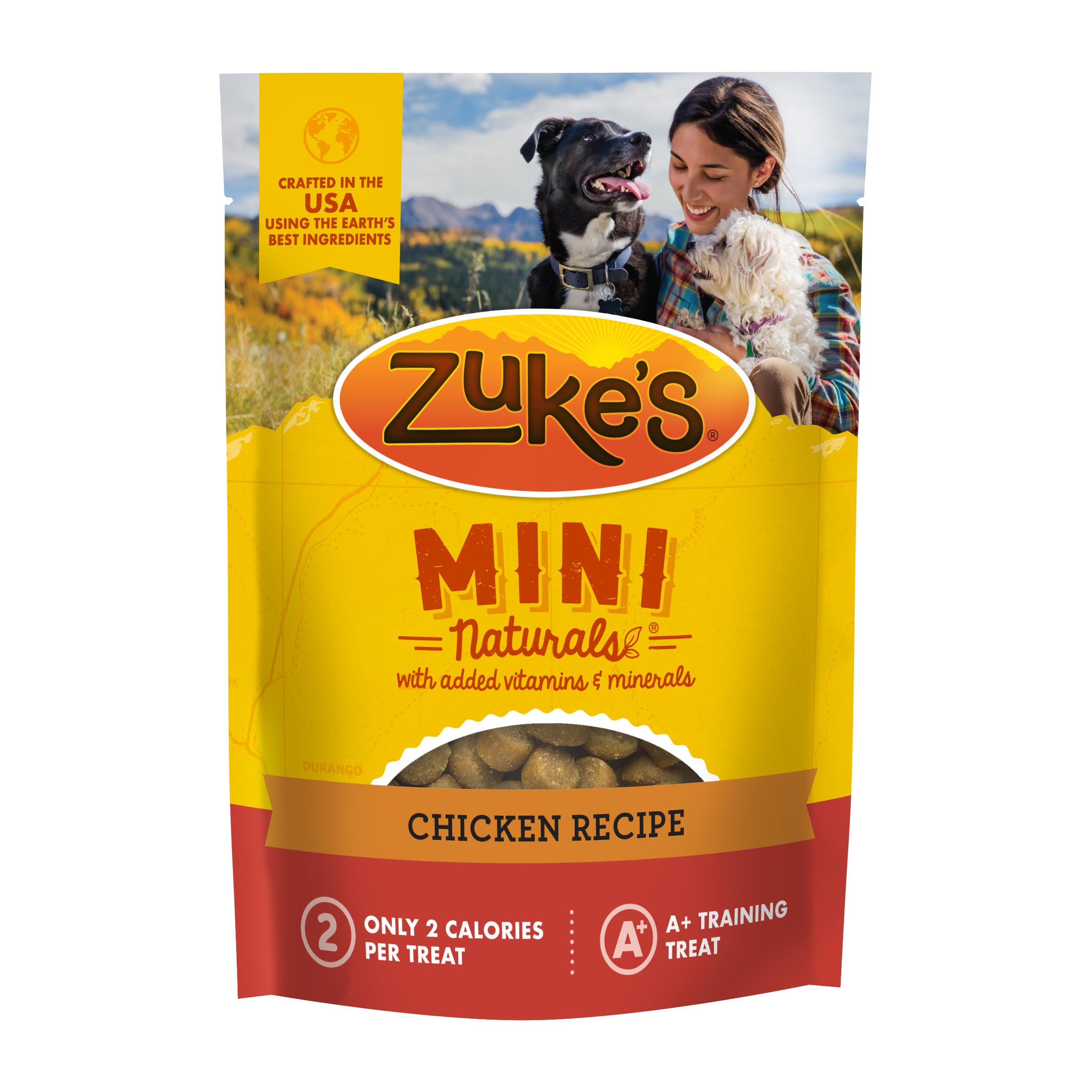 Zuke’s Mini Naturals Dog Training Treats for Dogs, Pet Treats Made with Real Chicken, 16 oz