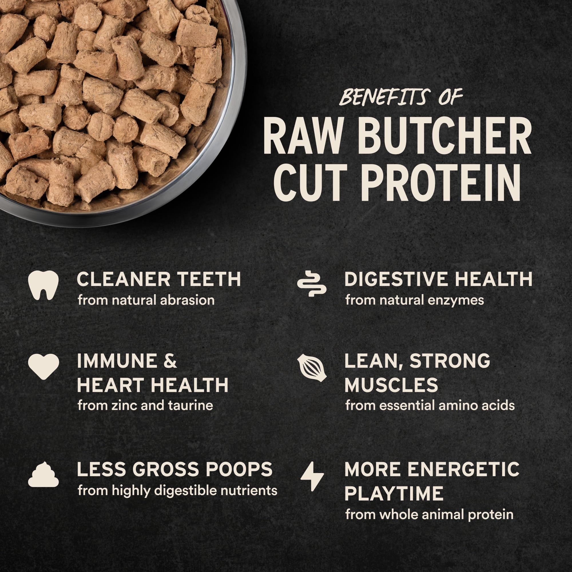 Vital Essentials Freeze Dried Dog Food, Raw Beef & Salmon Soft Nibs | Complete Meal or Topper | 99% Beef, Salmon, Organs & Bone | High Protein, Grain Free Dry Dog Food | 14 oz Bag