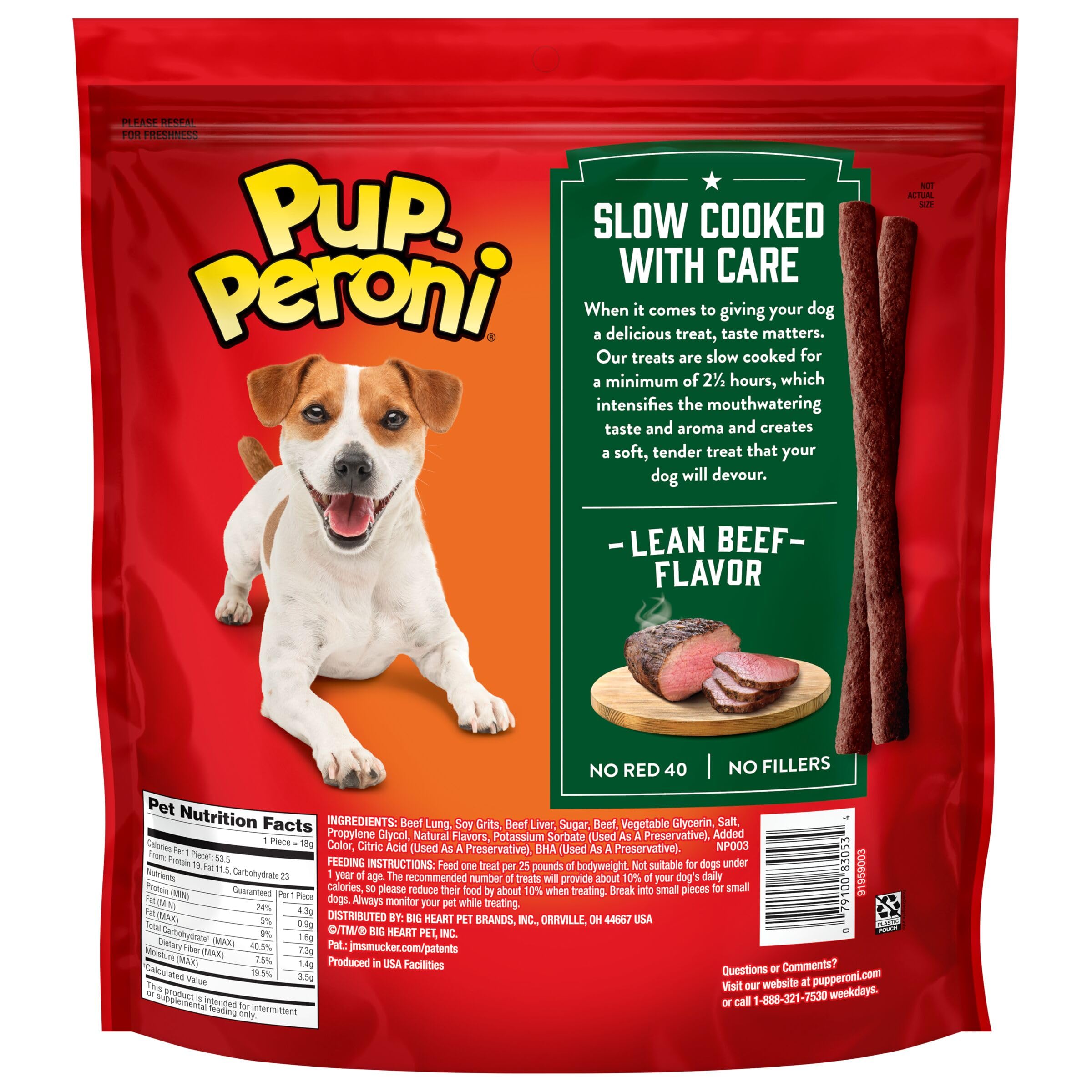 Pup-Peroni Lean Beef Flavor Dog Treats, 38 Oz. Bag
